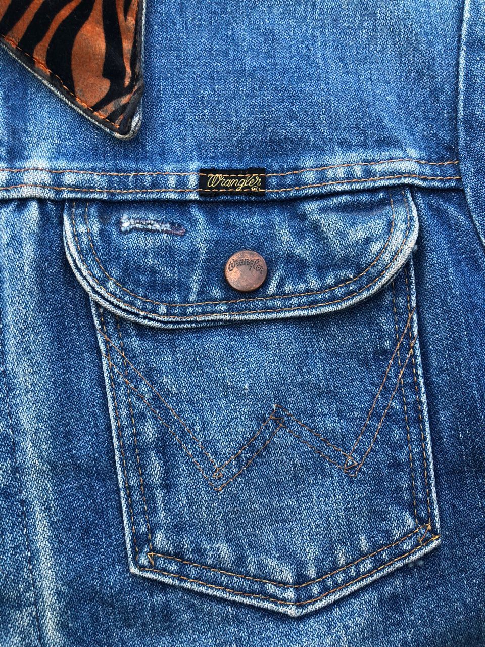Wrangler 1970s Vintage Wrangler Denim Jacket Velvet Collar/Sleeve Size US S / EU 44-46 / 1 - 4 Thumbnail