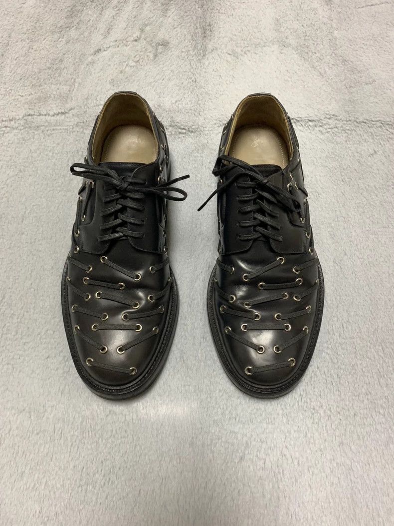 Dior Dior 15ss runway lace-up leather shoes Nextarrow-2505 Size US 7 / EU 40 - 1 Thumbnail