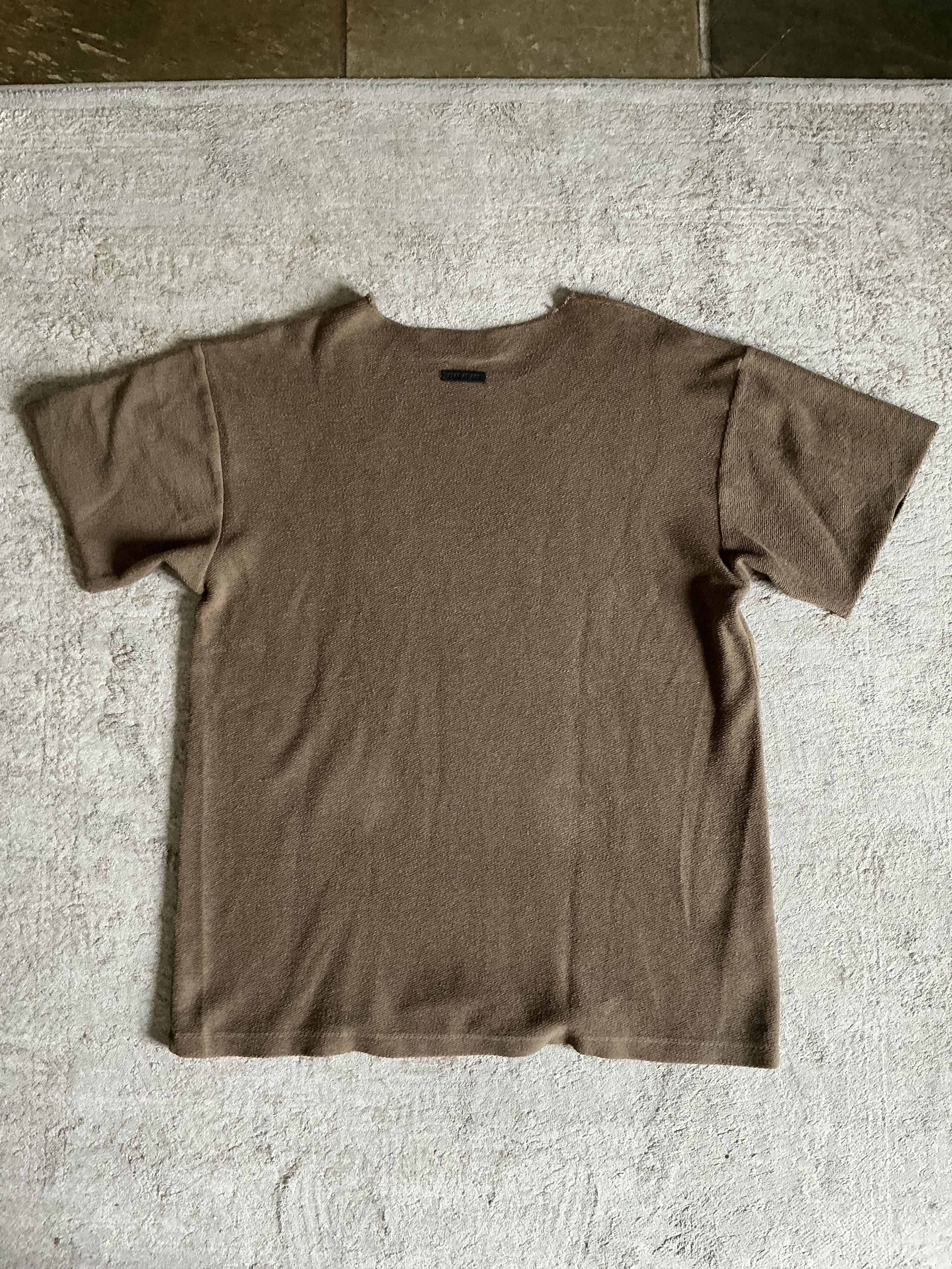 Fear of God Fear of God knitted short sleeve T-shirt mocha brown Size US L / EU 52-54 / 3 - 1 Thumbnail