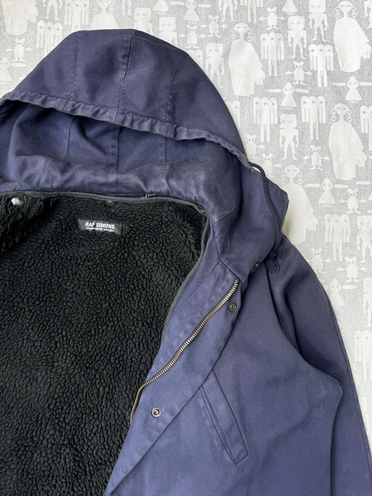 Raf Simons Raf Simons AW03 Closer Unknown Pleasures Fishtail Parka Size US M / EU 48-50 / 2 - 8 Thumbnail