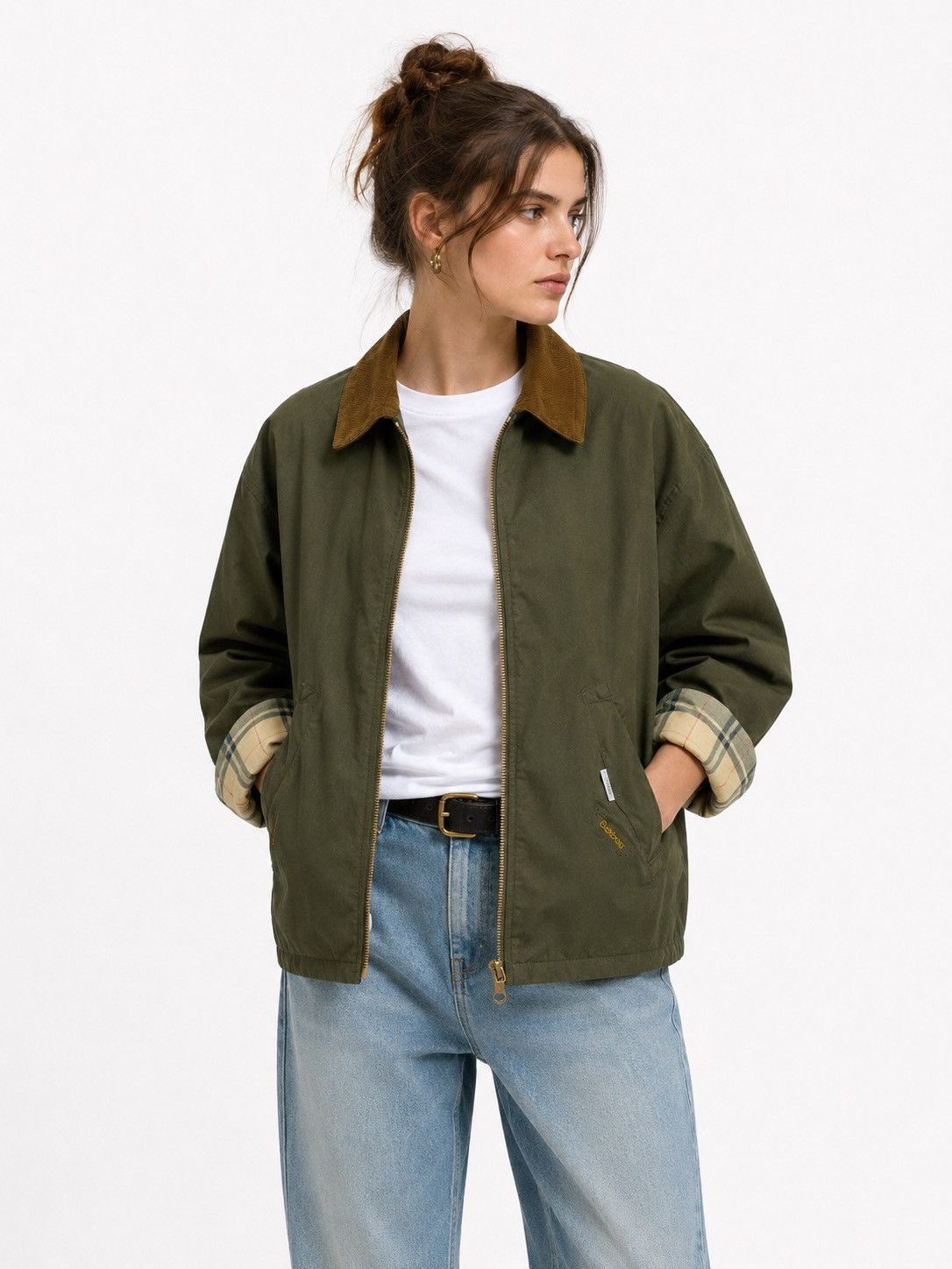 Barbour Barbour Women’s Caltin Showerproof Jacket Size UK 16 Size XL / US 12-14 / IT 48-50 - 1 Thumbnail