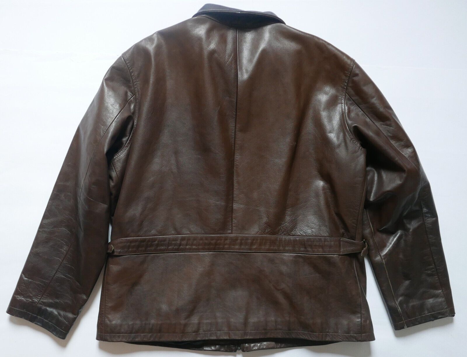 Ralph Lauren Sport Polo Ralph Lauren Sport Jacket Coat Leather Brown Vintage XL Size US XL / EU 56 / 4 - 2 Thumbnail