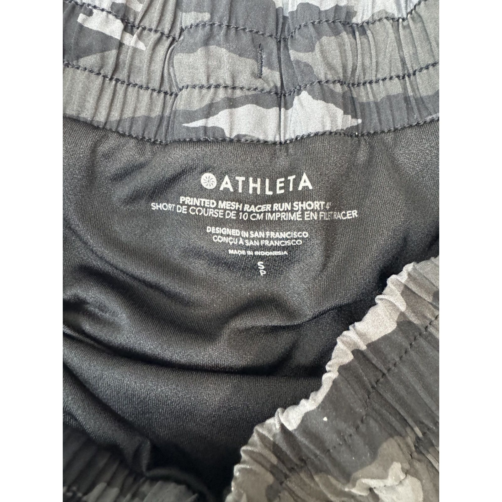 Athleta Athleta Printed Mesh Racer Run 4" Shorts Sheer Trim XS Size 26" / US 2 / IT 38 - 7 Thumbnail