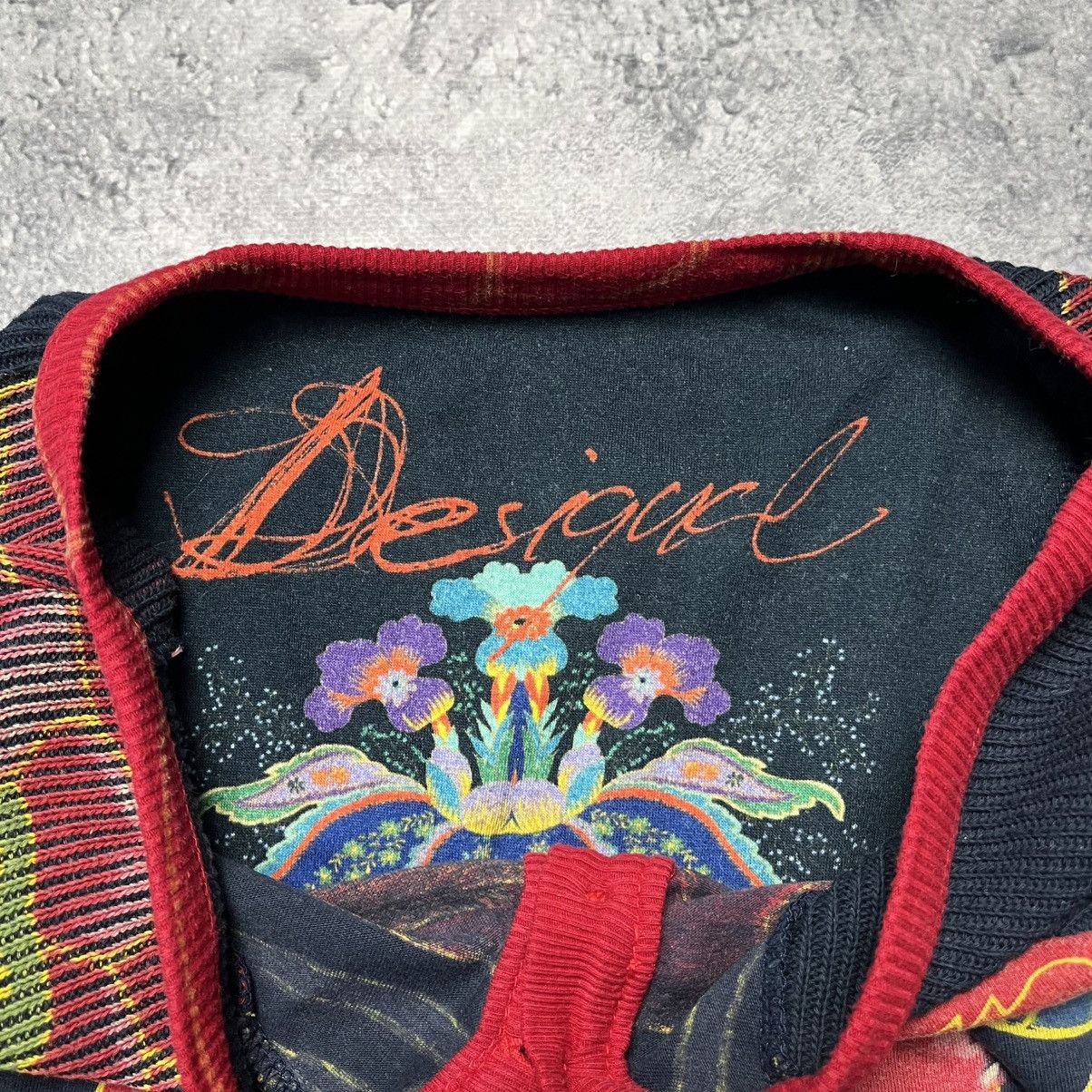 Desigual Vintage Desigual Dress Avant-Garde Geisha Long Sleeve V-Neck Size L / US 10 / IT 46 - 5 Thumbnail
