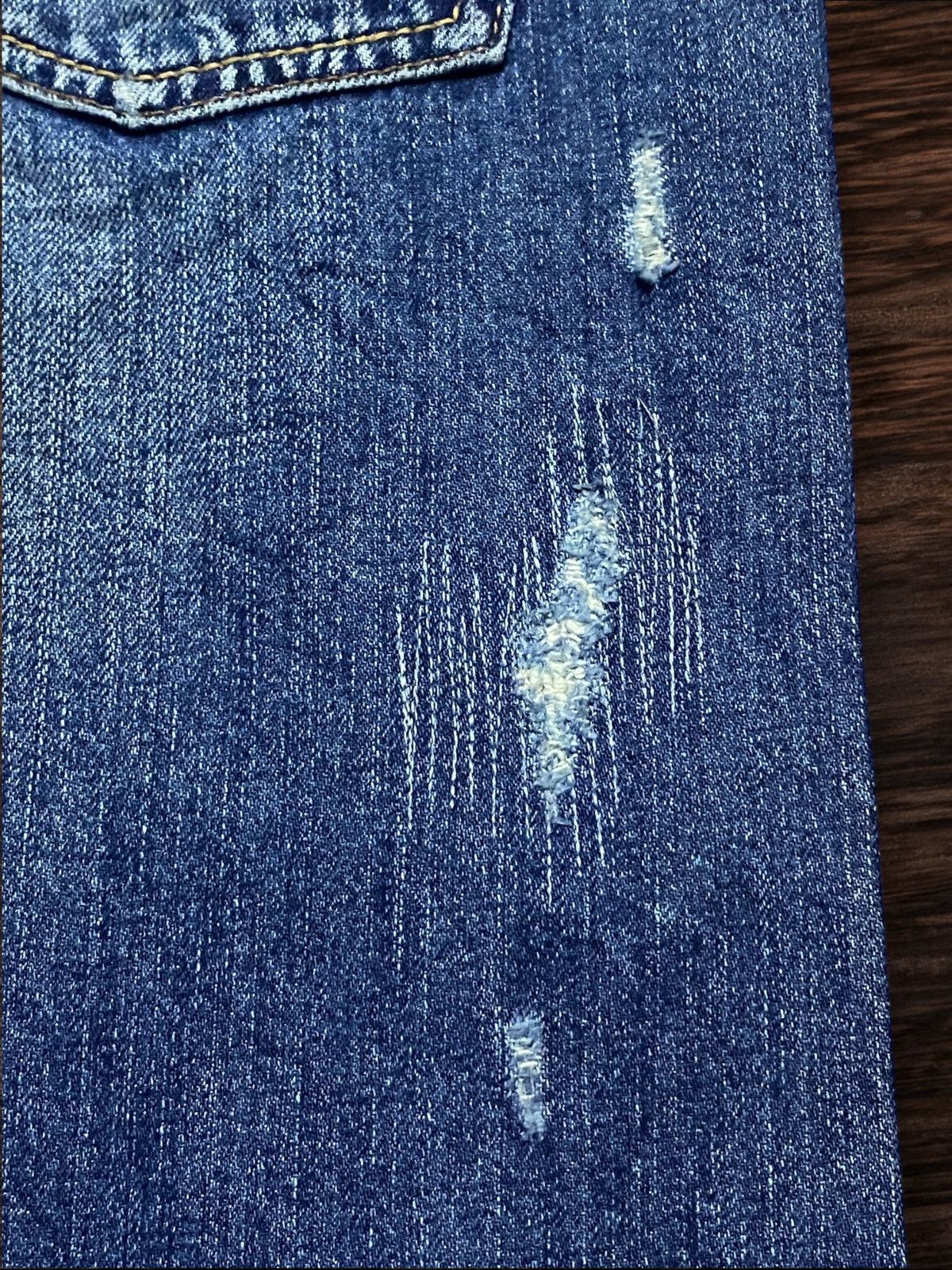 GOA Goa Selvedge Denim Distressed Jeans Size US 30 / EU 46 - 14 Thumbnail