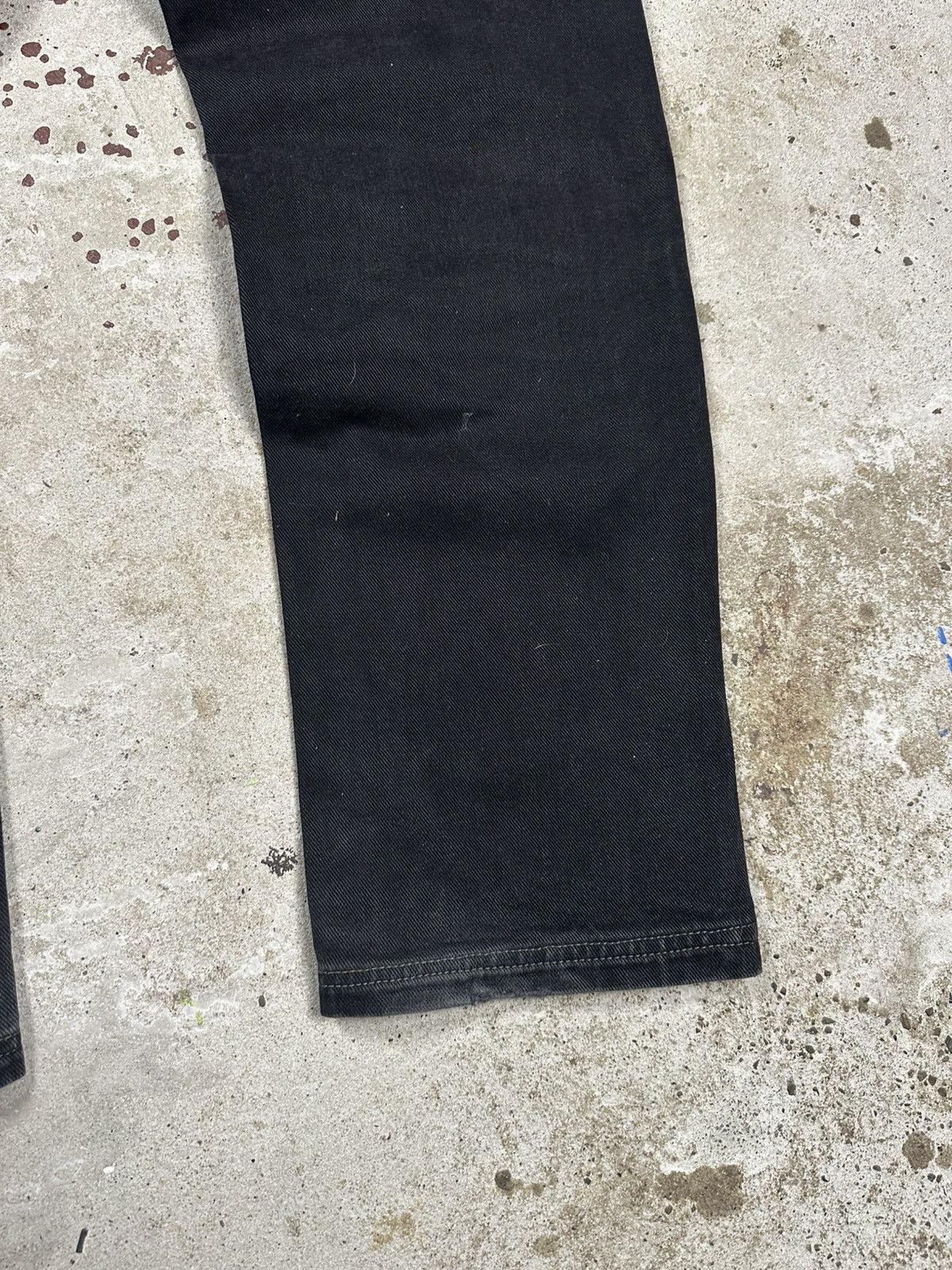 Diesel Vintage 90s Diesel Paddle Black Baggy Denim Jeans Jacket Size US 30 / EU 46 - 11 Thumbnail