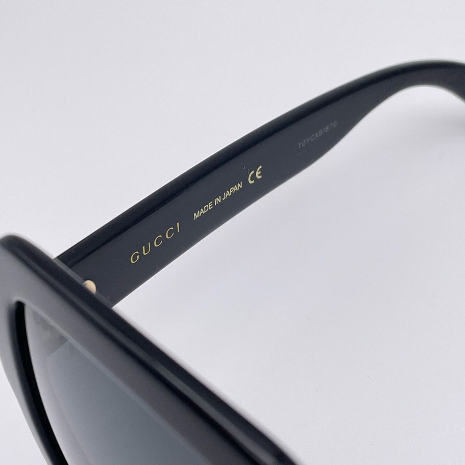 Gucci BRAND NEW GUCCI GG0036SN 001 Black/Grey Women Sunglasses Size ONE SIZE - 4 Thumbnail