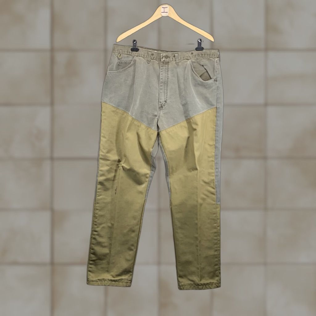 Wrangler VINTAGE Wrangler Rugged Wear Jeans Men 42x32 Denim High Rise Straight Beige USA Cowboy Outdoor Size US 42 / EU 58 - 1 Thumbnail