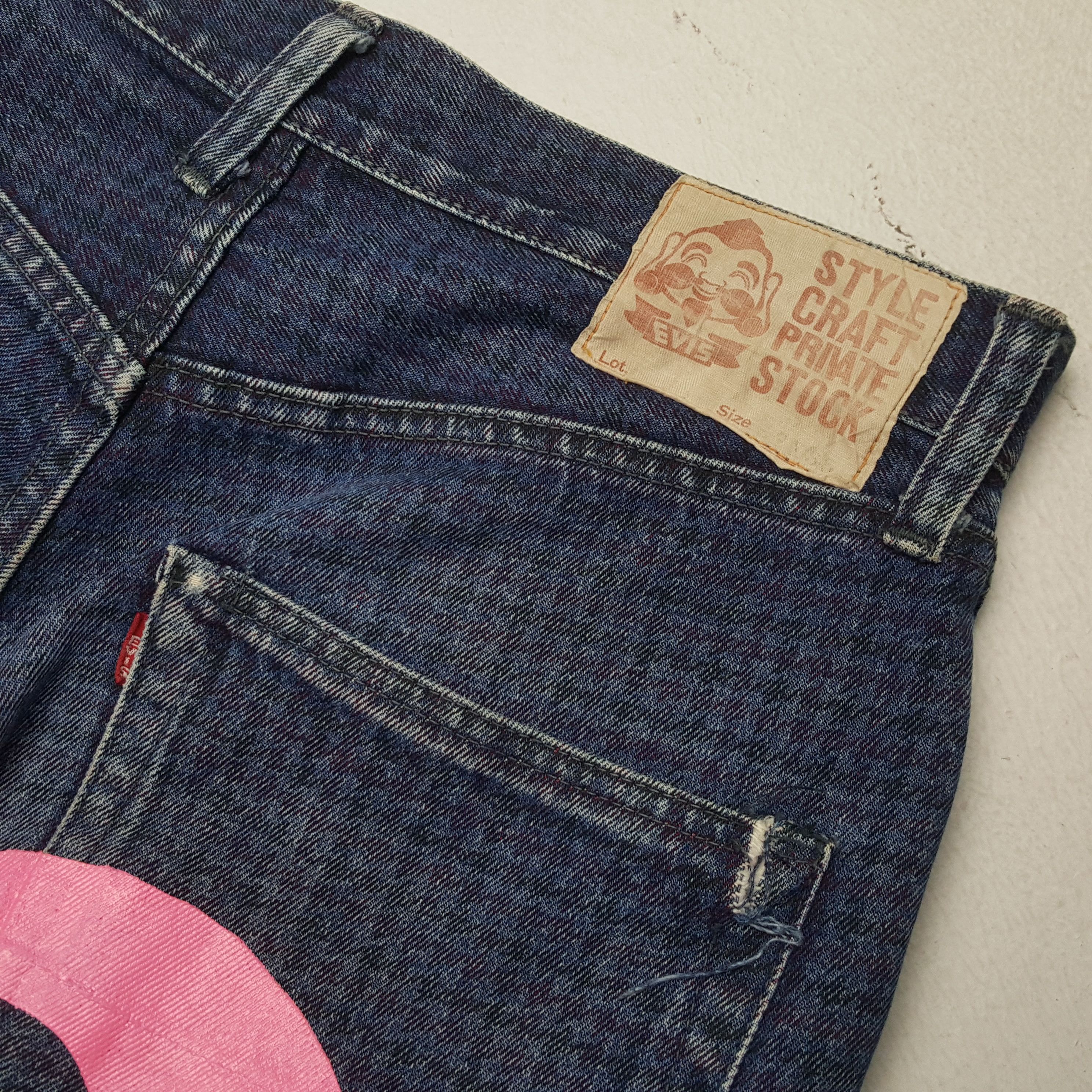 Evisu EVIS Japanese Brand Streetwear Custom Daicock Vintage Jeans Size US 30 / EU 46 - 14 Thumbnail