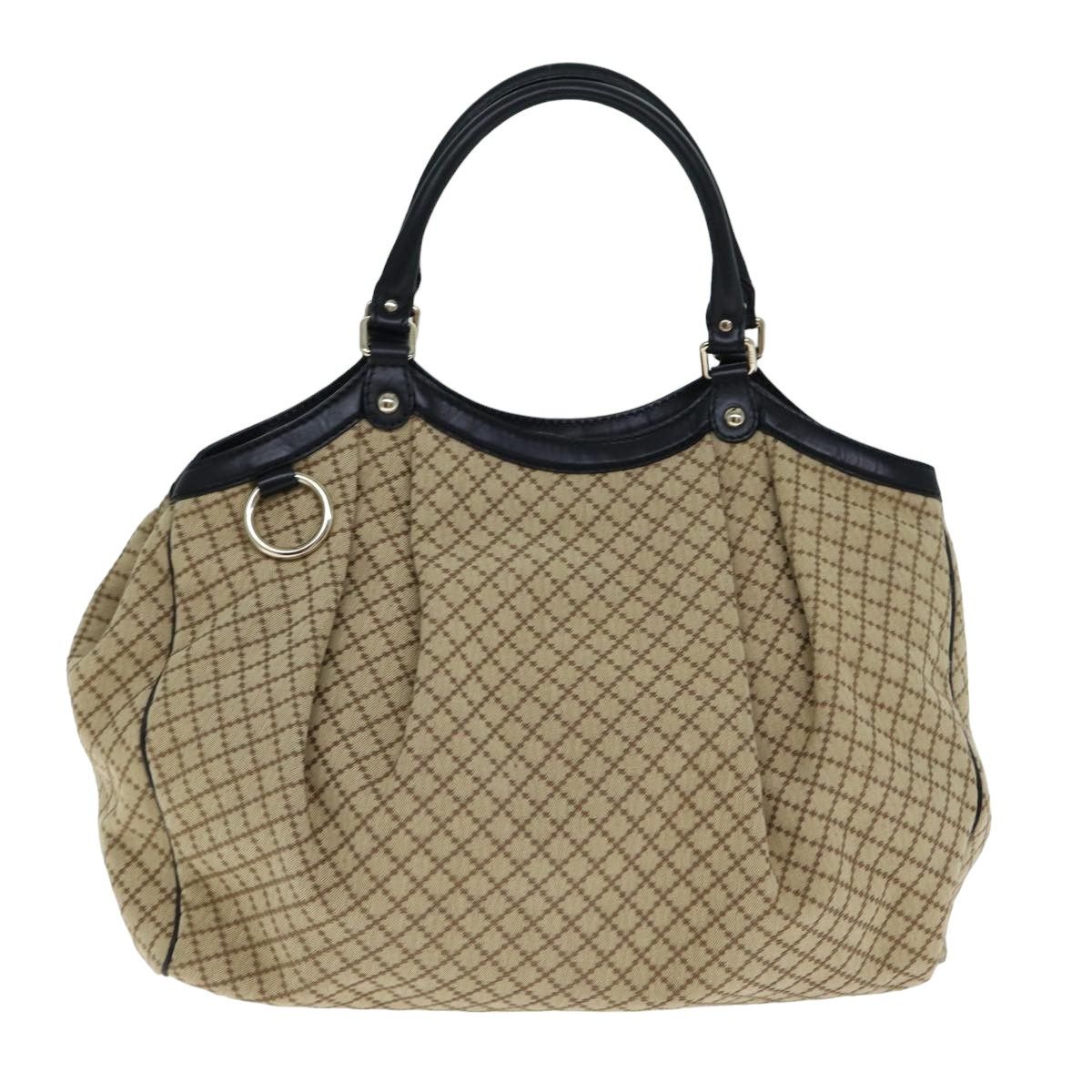 Sukey Beige Canvas Handbag (Pre-Owned)