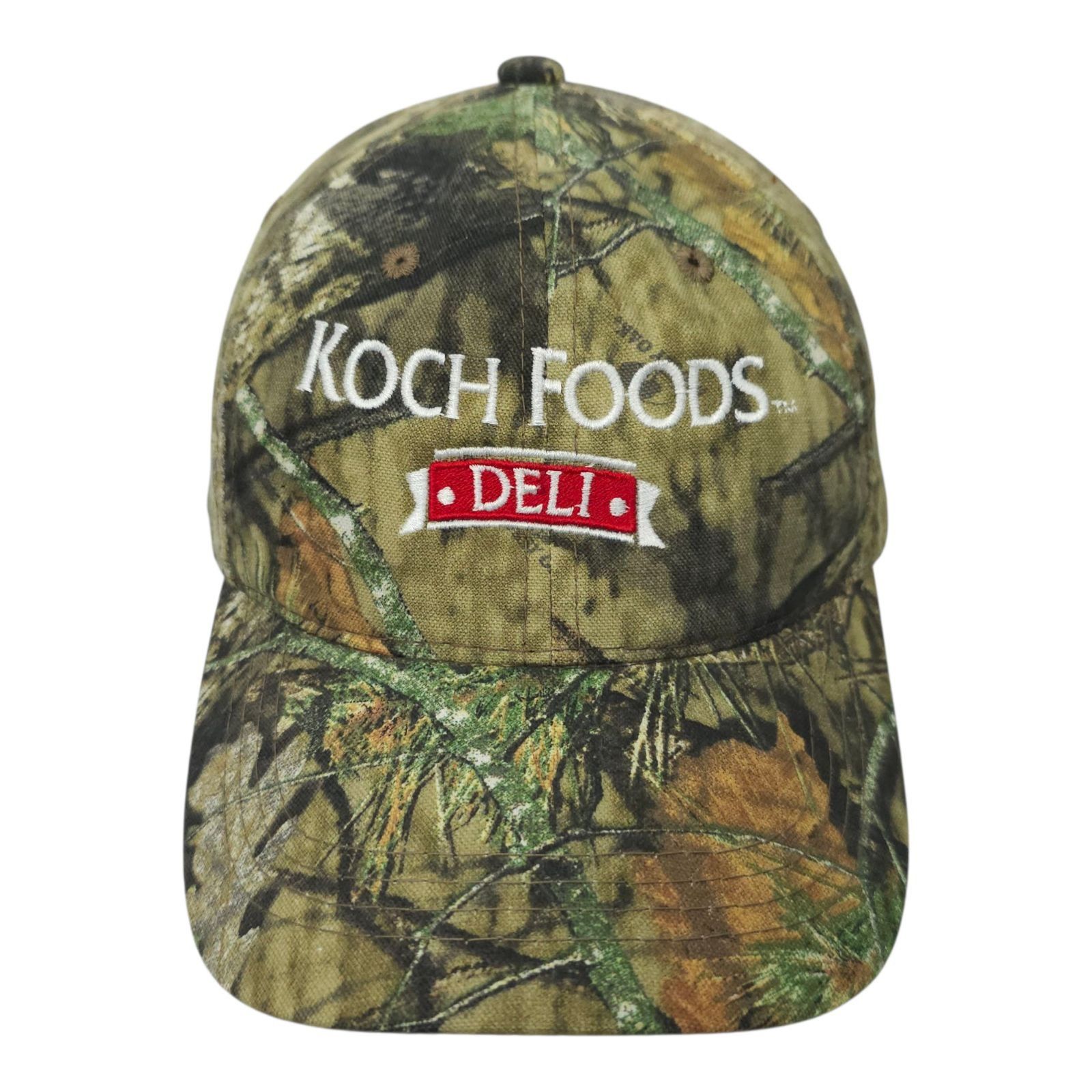 Other Koch Foods Deli Mossy Oak Camo Strapback Cap Trucker Hat Size ONE SIZE - 9 Thumbnail