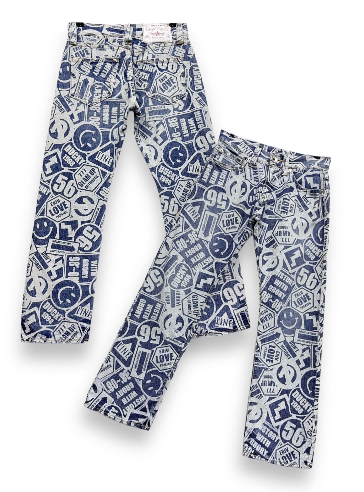 Other DOPE🔥CO&LU Vintage Full Print Denim Hysteric Glamour Style Size US 29 - 1 Thumbnail