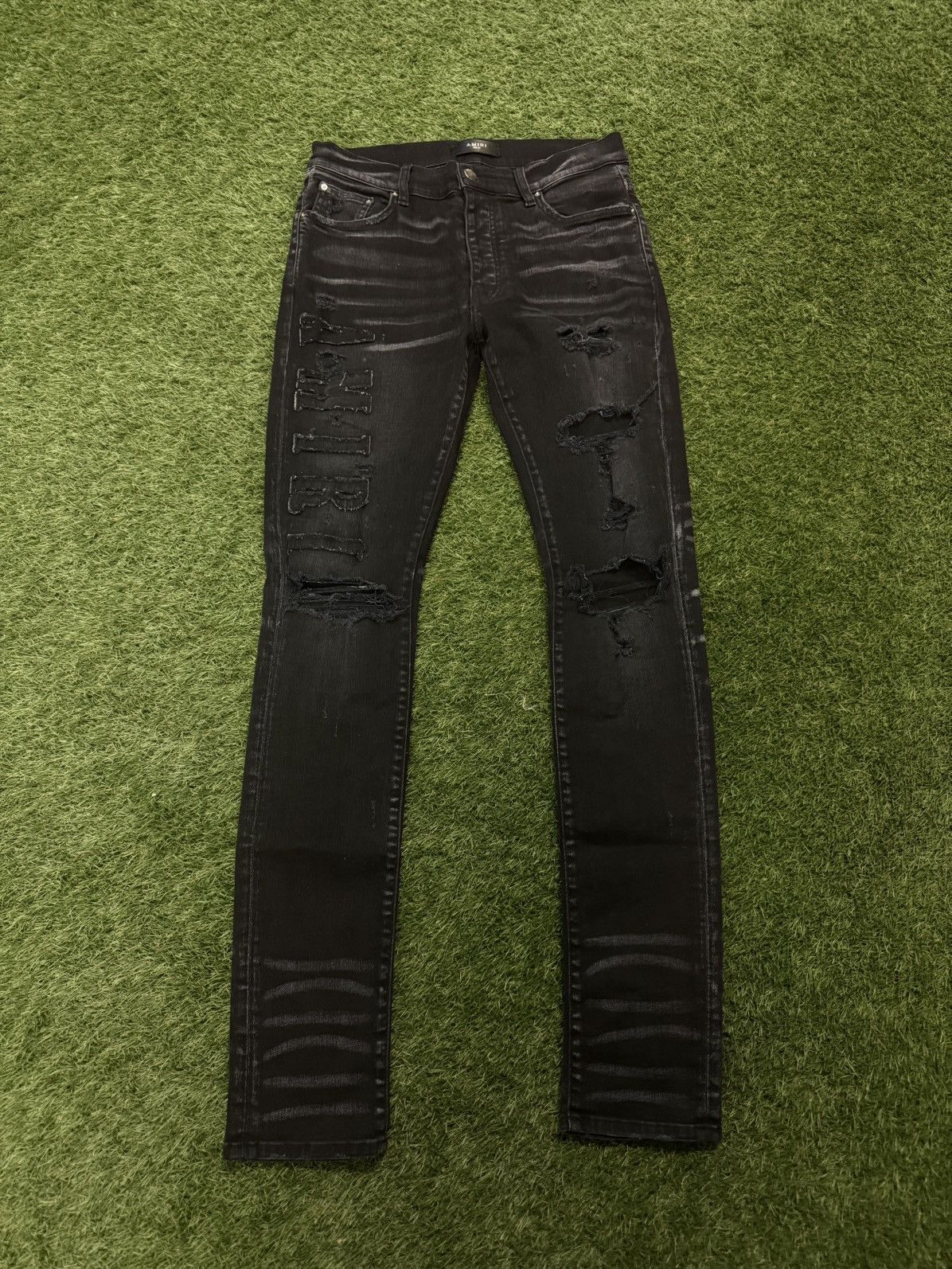 Amiri Amiri Black Jeans Size 31 Clean Condition Size US 31 - 1 Thumbnail