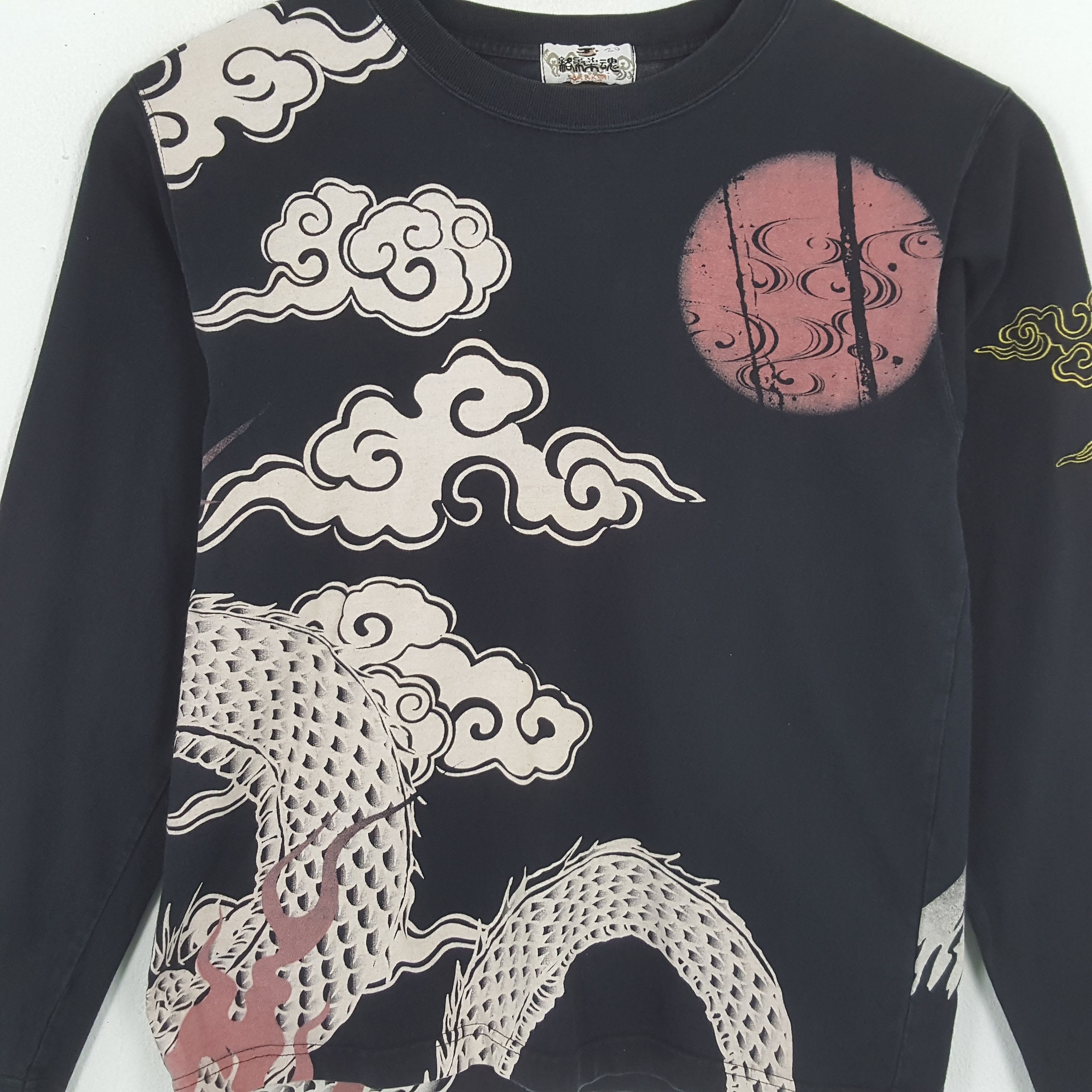 Japanese Brand × Vintage KARAKURI TAMASHI Sukajan Style Japanese Tshirt Size US M / EU 48-50 / 2 - 4 Thumbnail