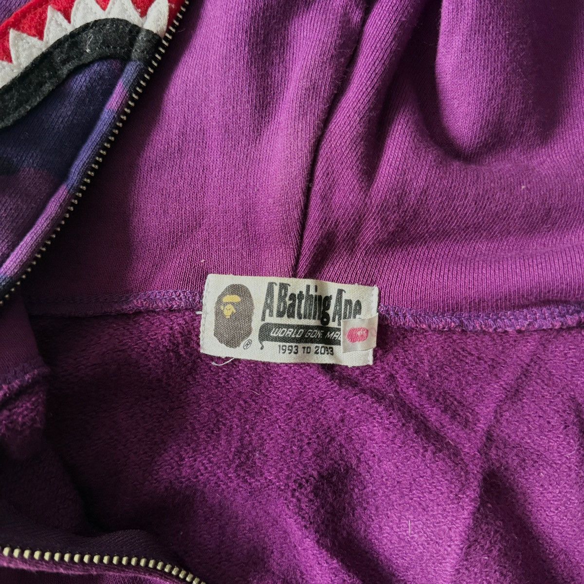 Bape Bape Purple Zip Hoodie Size XS / US 0-2 / IT 36-38 - 11 Thumbnail