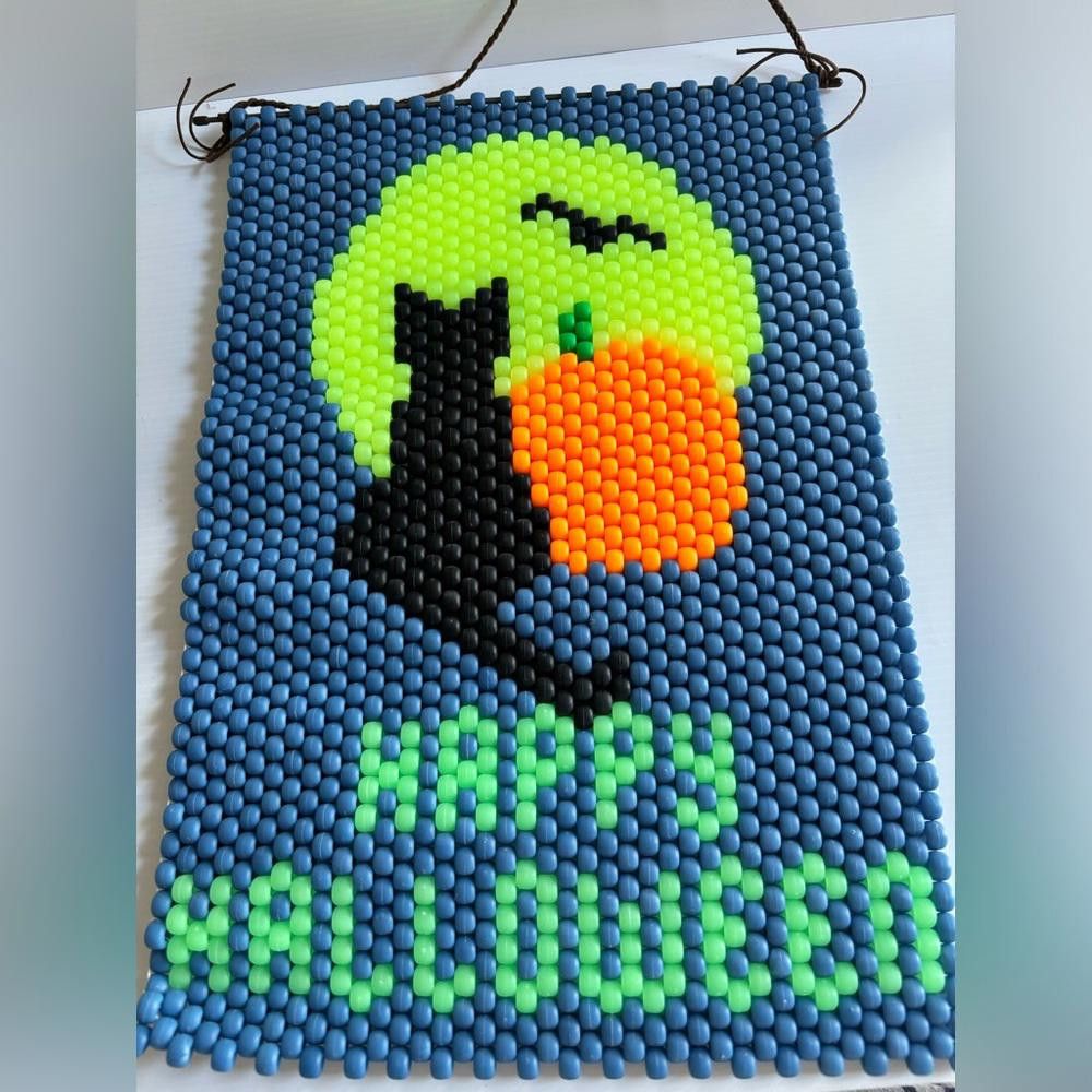 Designer Happy Halloween beaded wall decor Size ONE SIZE - 2 Thumbnail