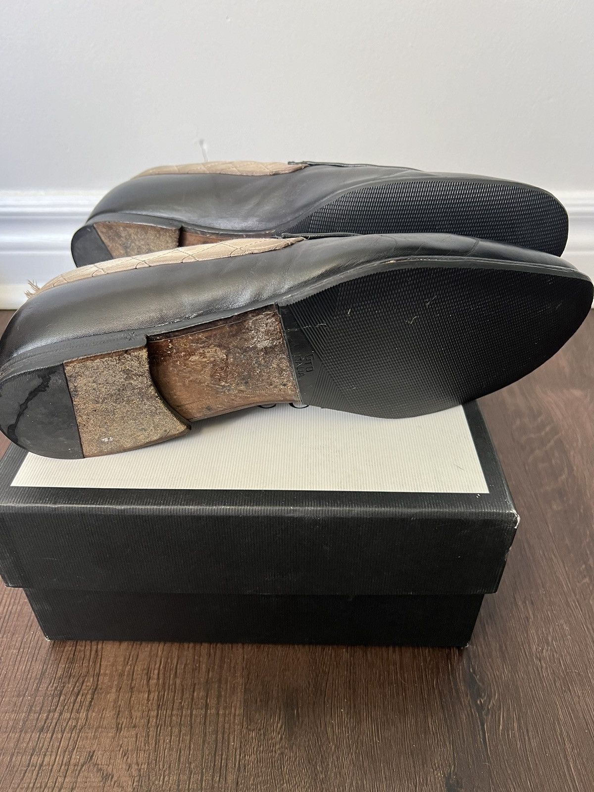 Gucci Black horsebit loafers Size US 5 / EU 37 - 6 Thumbnail