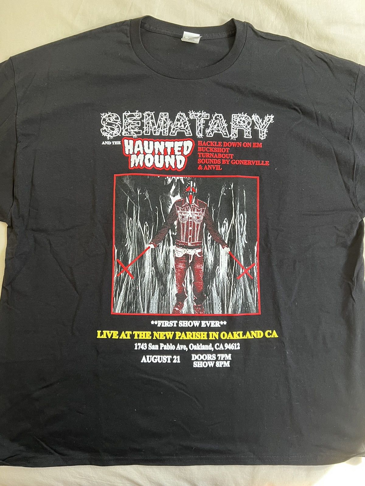Haunted Mound Haunted Mound First Show Tee | Grailed