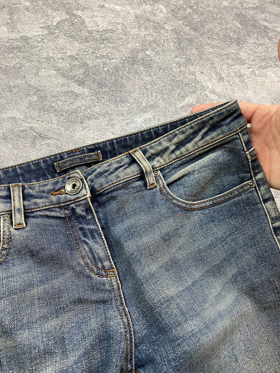 Eleventy ELEVENTY Platinum 5 pocket blue jeans with mends - Size 33 Size US 28 / EU 44 - 7 Thumbnail
