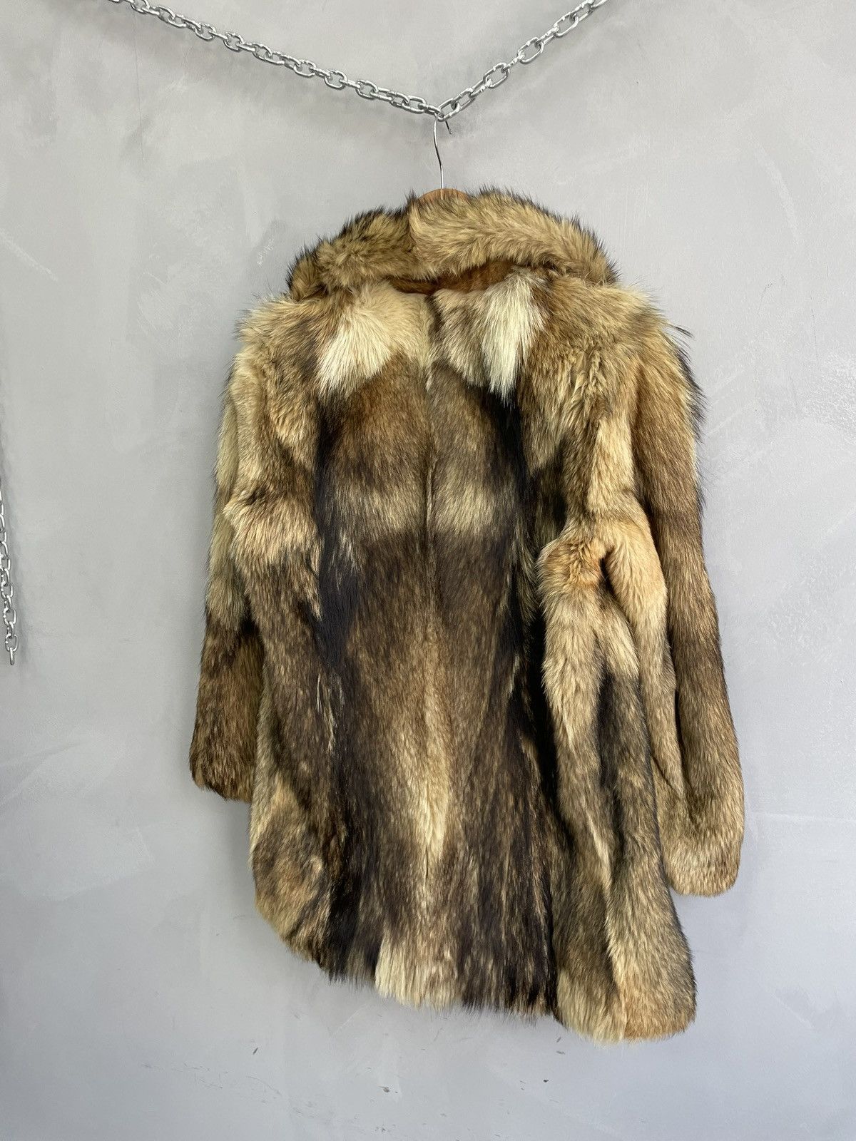 Le Grande Bleu (L.G.B.) Rare real Fur if six was nine style hype jacket coat Size US M / EU 48-50 / 2 - 6 Thumbnail