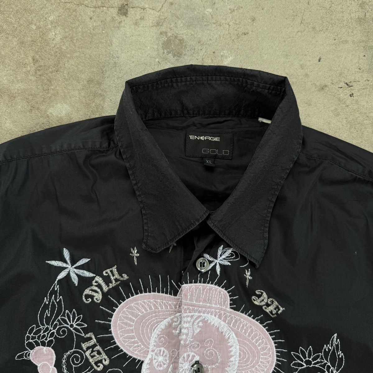 Energie × Vintage Energie Mexicano Black Shirt Size US XL / EU 56 / 4 - 4 Thumbnail