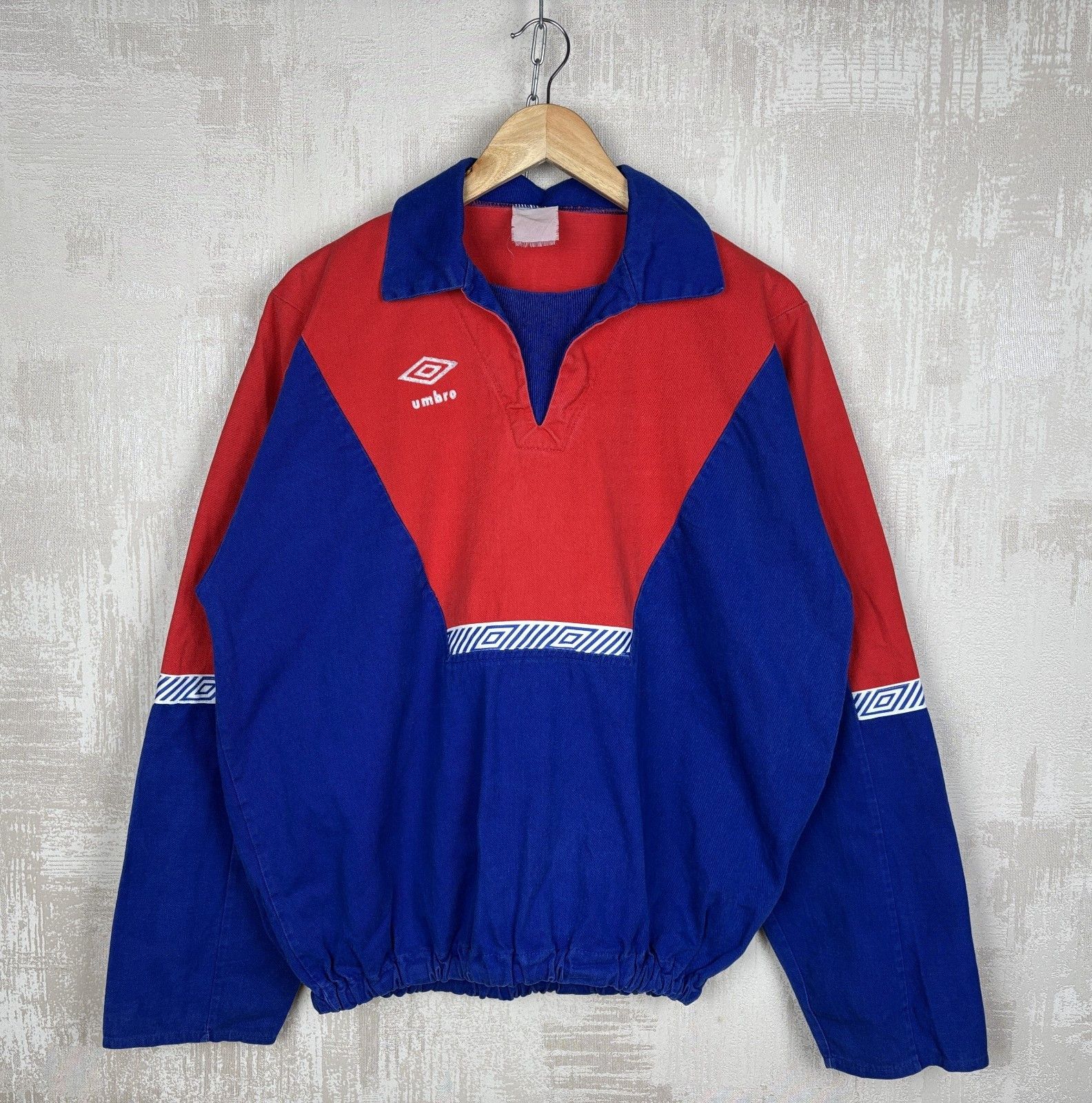 Umbro 90's Umbro Training Drill Top Vintage Pullover Soccer Size US L / EU 52-54 / 3 - 3 Thumbnail