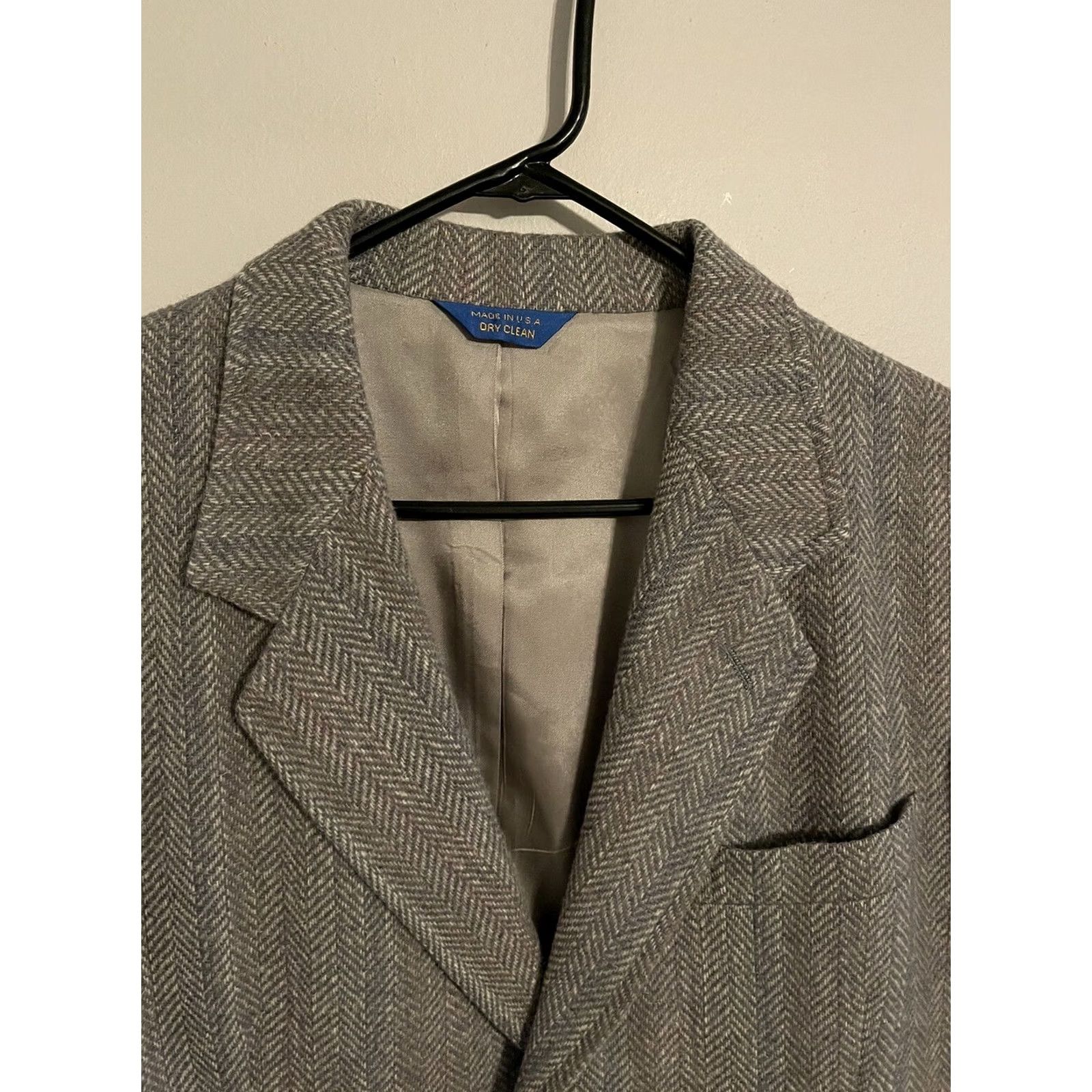 Pendleton VINTAGE Pendleton USA Wool Tweed Herringbone Blazer Suit Jacket Coat Men's 42 Size 42R - 2 Thumbnail