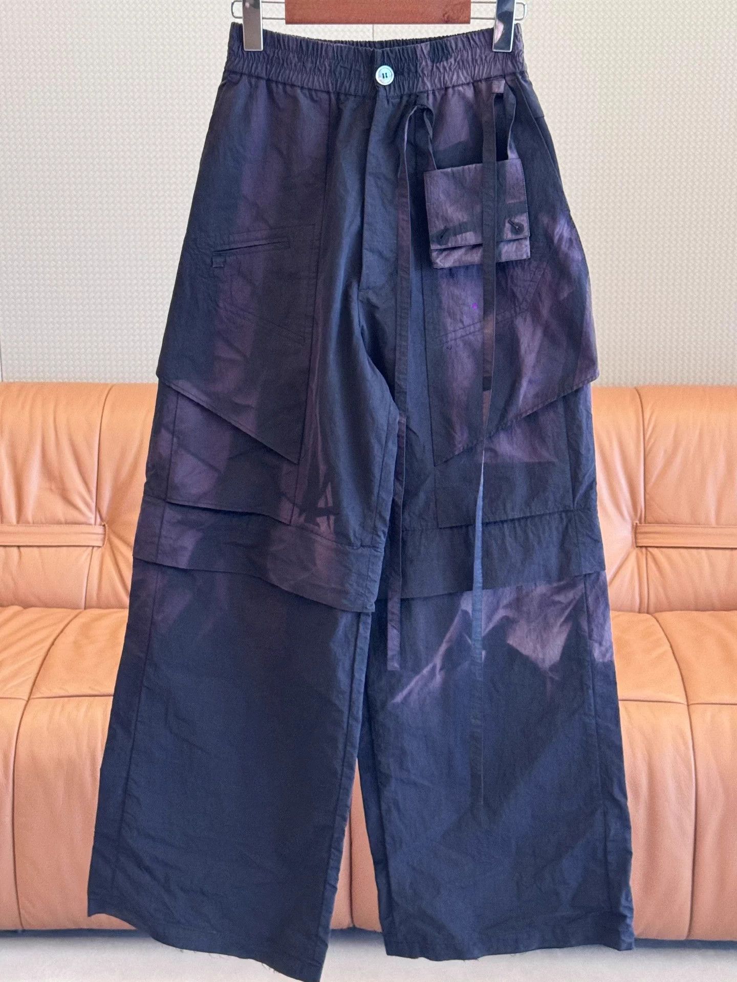 JiyongKim Jiyongkim 22AW Nylon Cargo Wide A-line Sun Faded Conv Worn Size US 28 / EU 44 - 1 Thumbnail