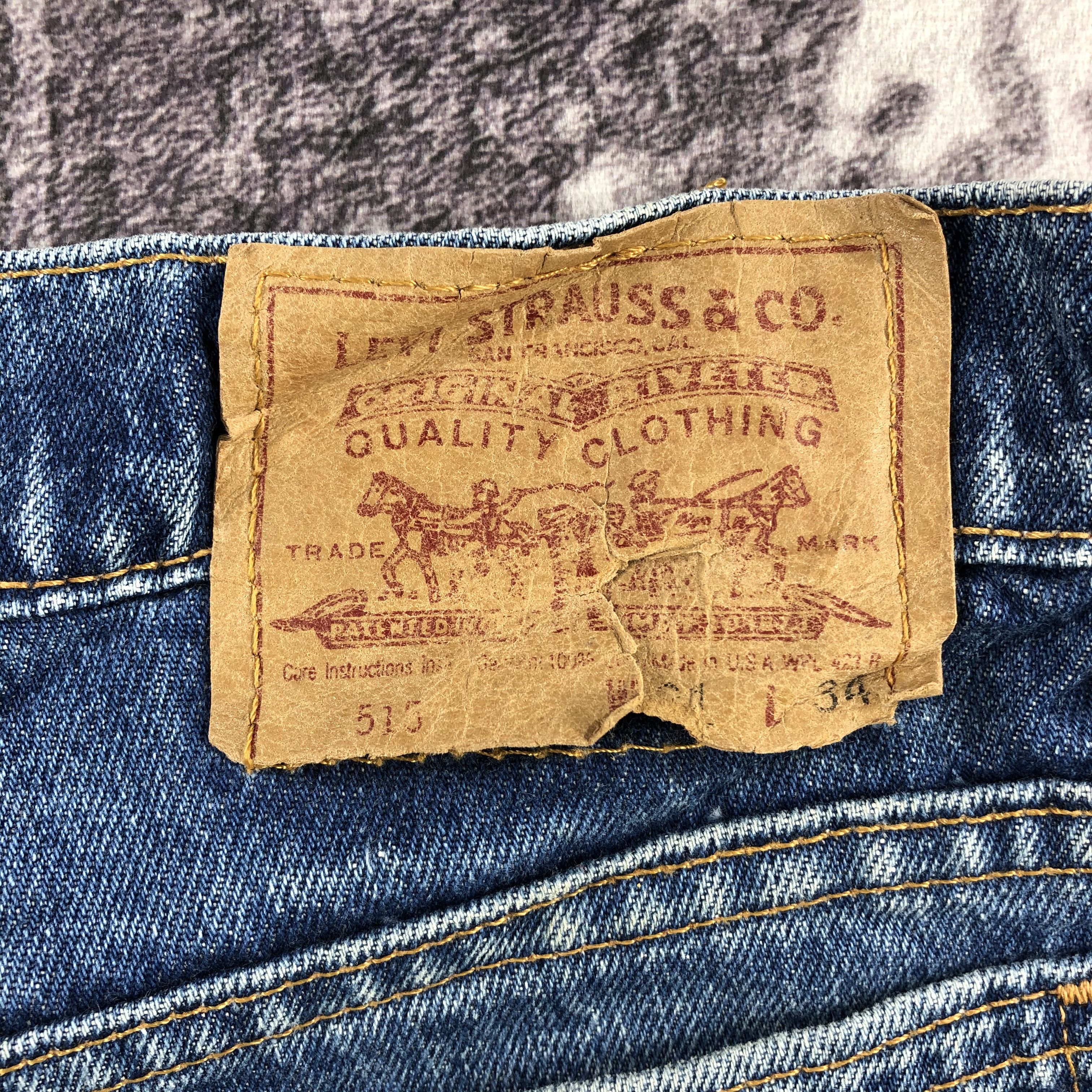 Levi's × Vintage 90s Vintage Blue Wash Levis 515 Jeans-JM2252 Size US 31 - 7 Thumbnail
