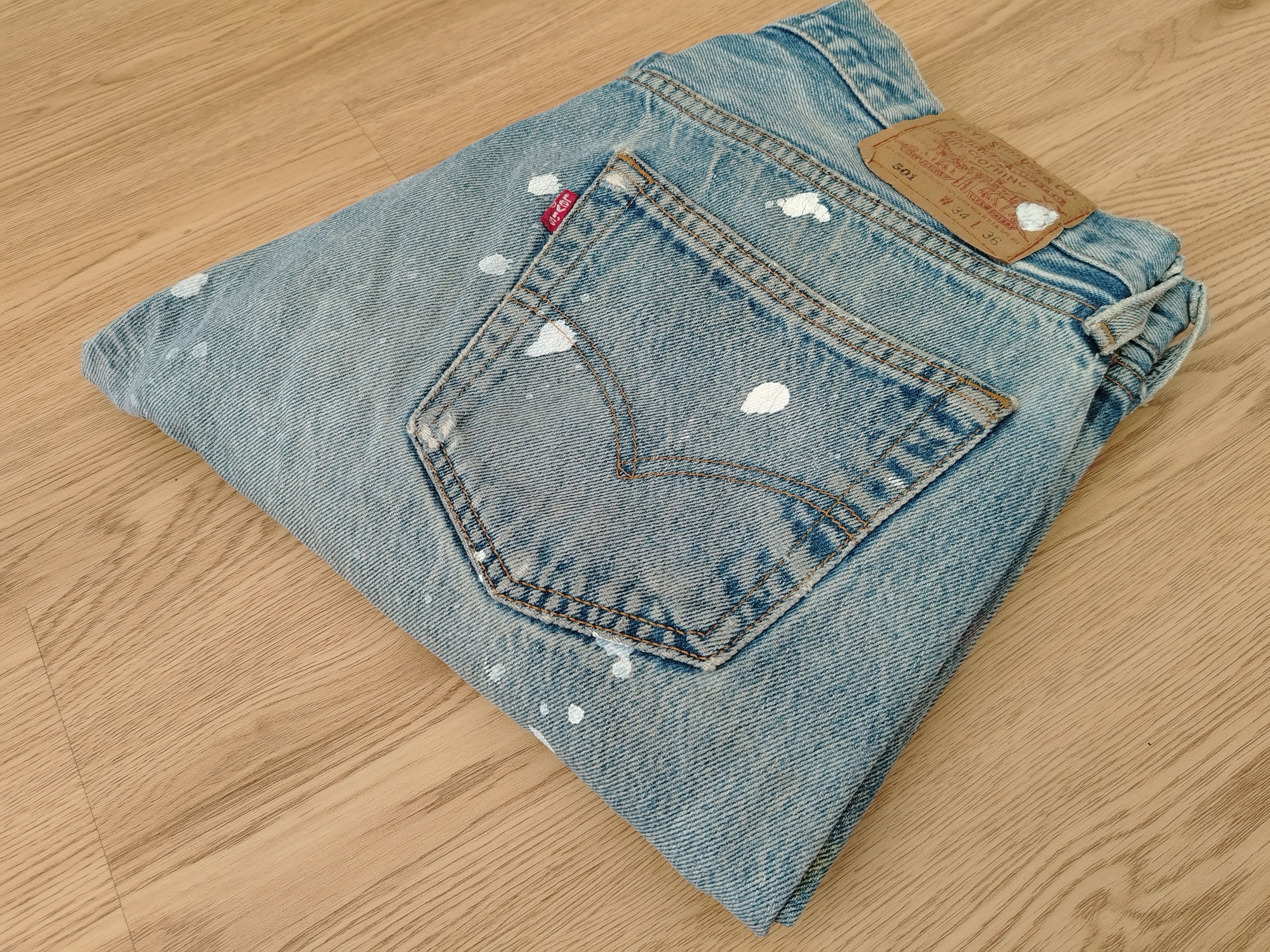 Levi's Levis 501 Jeans Vintage ARTWORK Size US 33 - 20 Thumbnail
