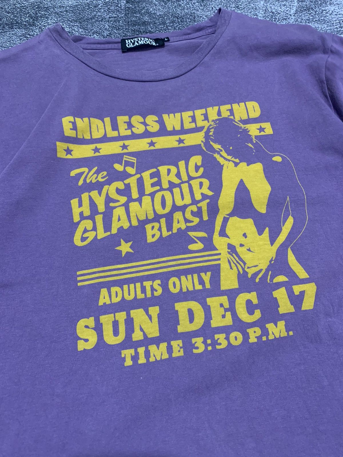 Hysteric Glamour Hysteric glamour endless weekend tshirt Size US L / EU 52-54 / 3 - 2 Thumbnail