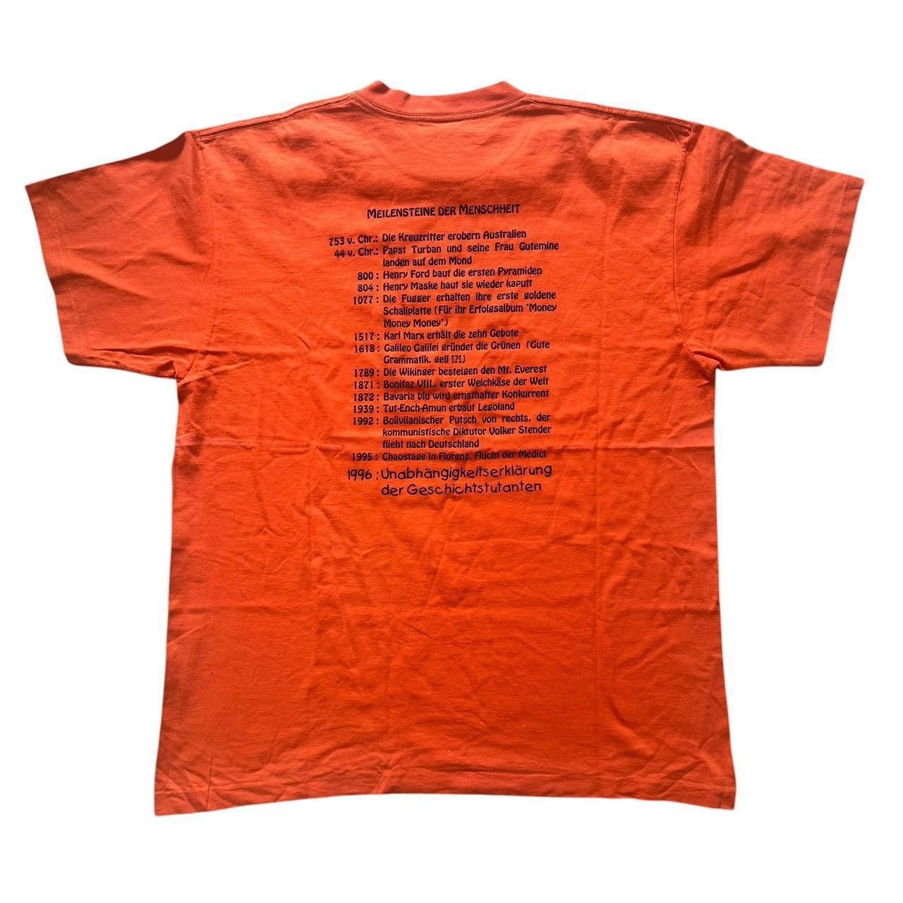 Other Vintage German Milestones Of Humanity T-shirt Single Stitch Size US XL / EU 56 / 4 - 2 Thumbnail