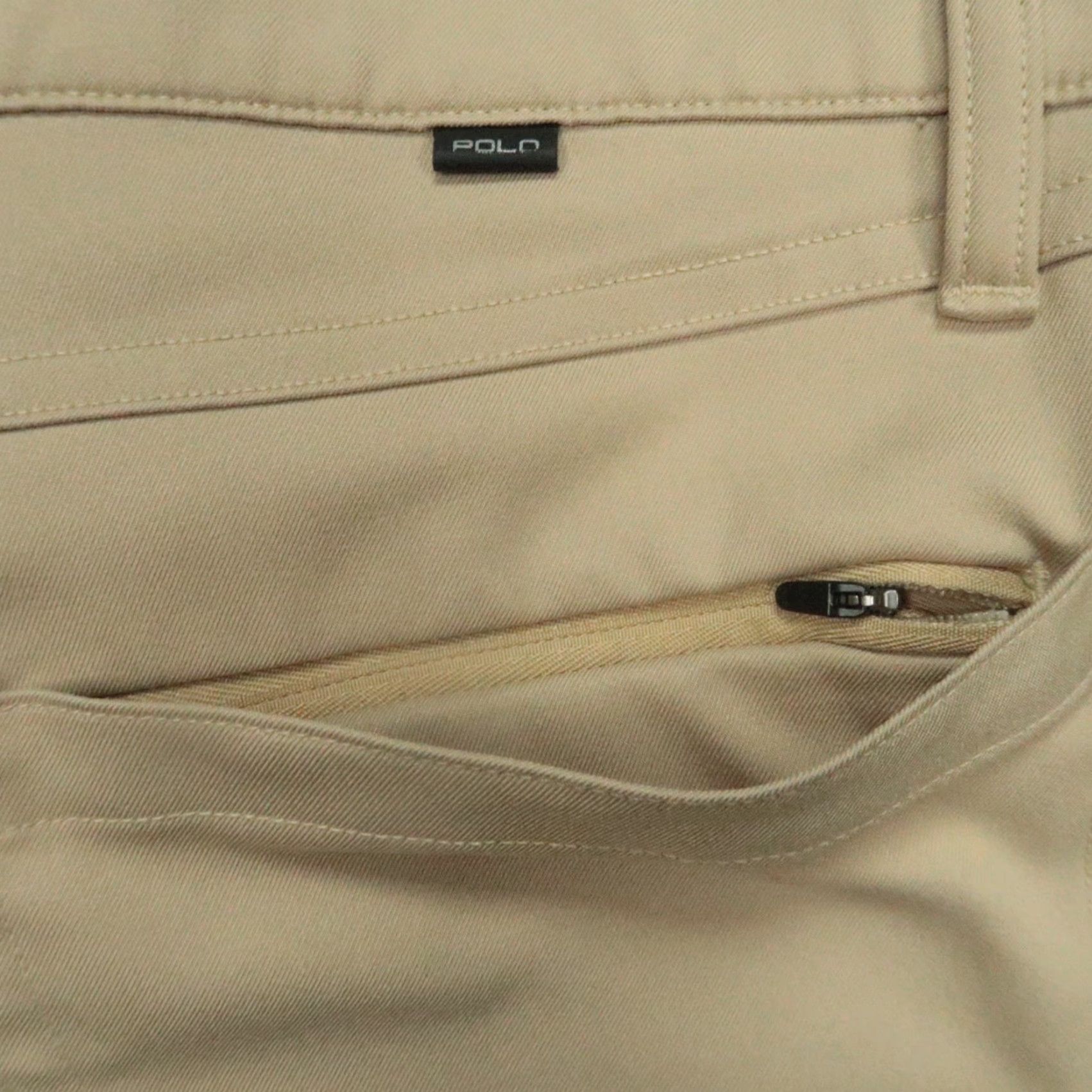 Polo Ralph Lauren Polo Ralph Lauren Pants Men 34x31 Chino 5-Pocket Belt Loops Flat Front Regular Fit Beige Tan Vintage: No Size US S / EU 44-46 / 1 - 7 Thumbnail