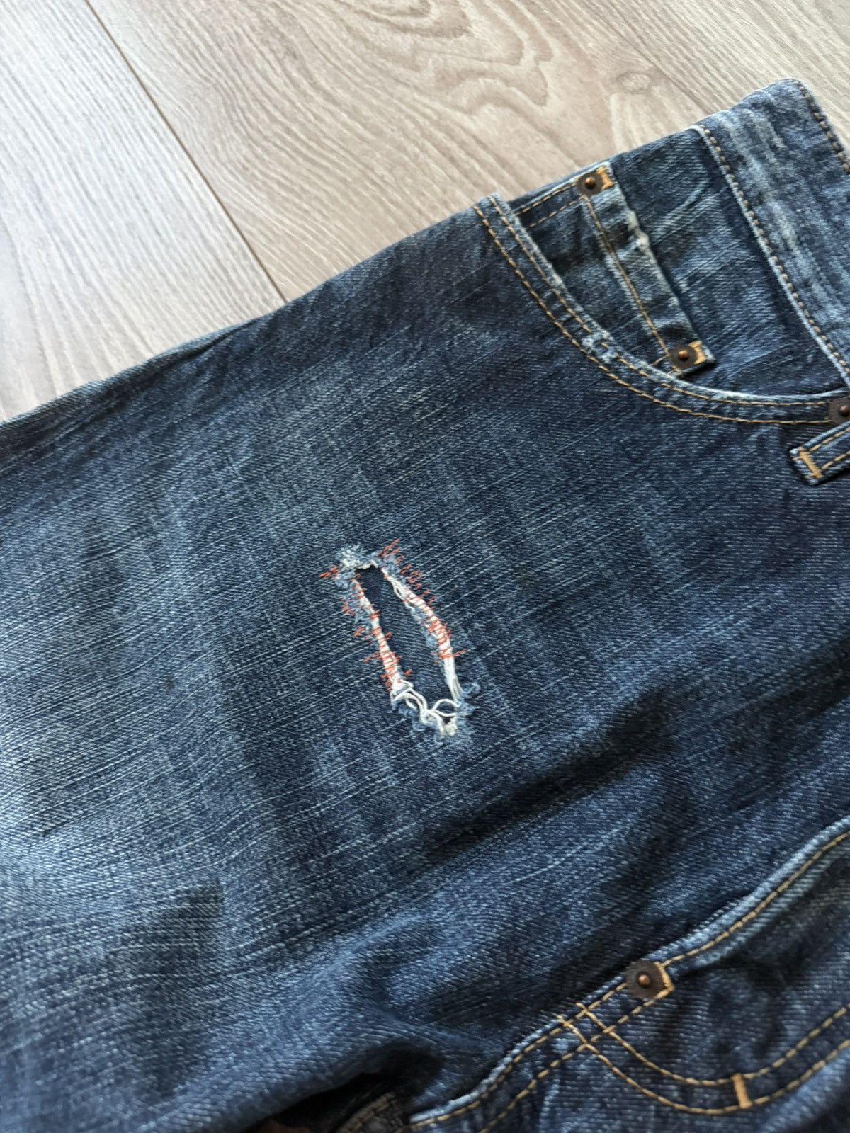 Dsquared2 Dsquared 2 Vintage Distressed Opium Rare Denim Jeans Size US 33 - 9 Thumbnail