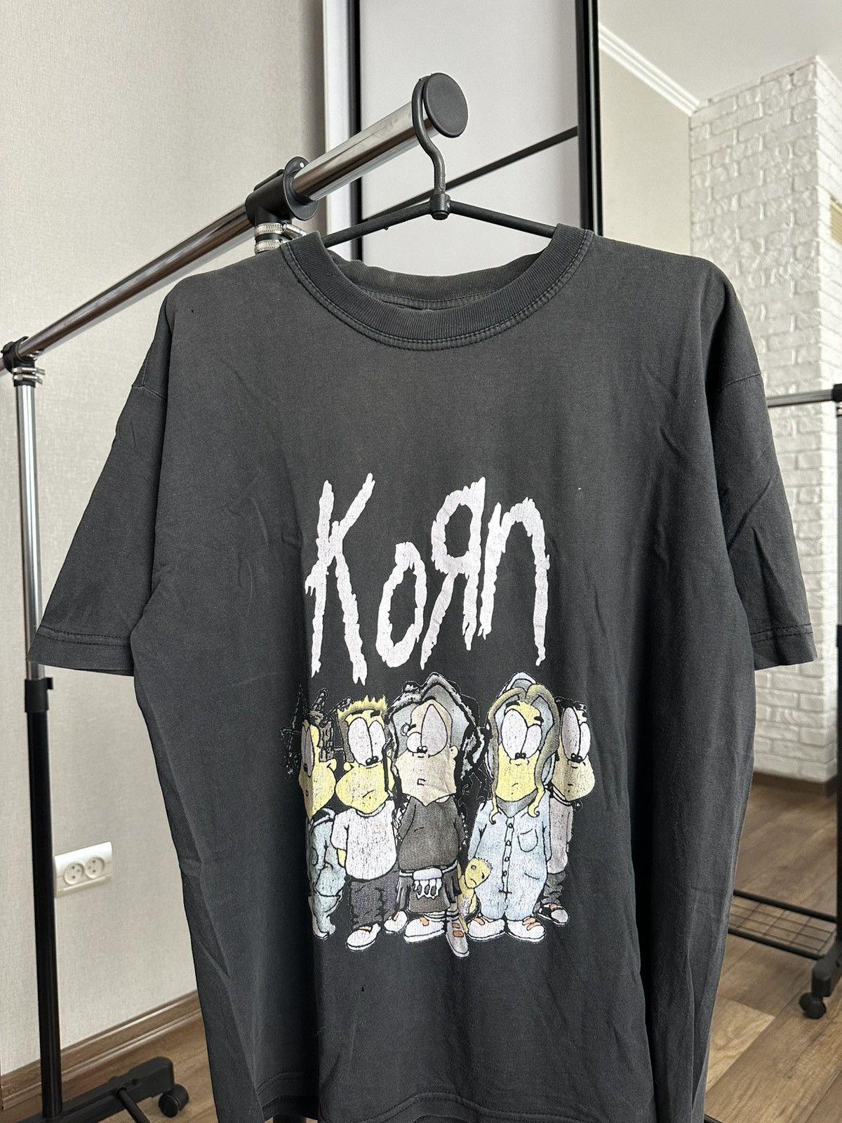 Band Tees Korn Vintage Band T-Shirt Tee 90s Size US L / EU 52-54 / 3 - 4 Thumbnail
