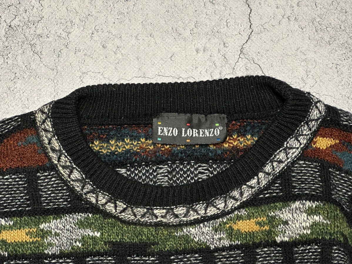Carlo Colucci Vintage Enzo Lorenzo Coogi style Sweater Multicolour Size US XL / EU 56 / 4 - 5 Thumbnail