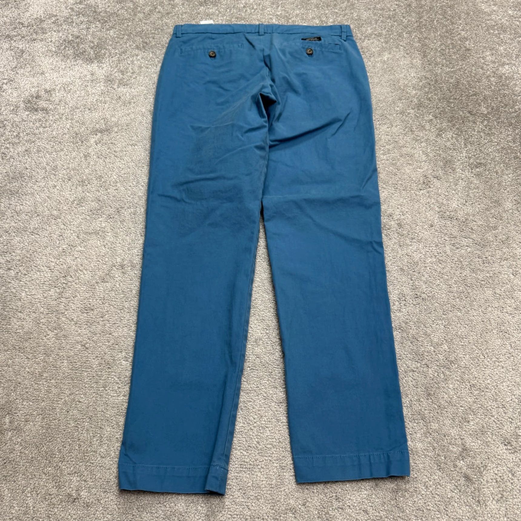Banana Republic Banana Republic Mason Chino Pants Mens 32x32 Teal Bay Blue Straight Flat Front Casual Workwear Pants Regular Size 32 Mens Pants Blue Size US 32 / EU 48 - 2 Thumbnail