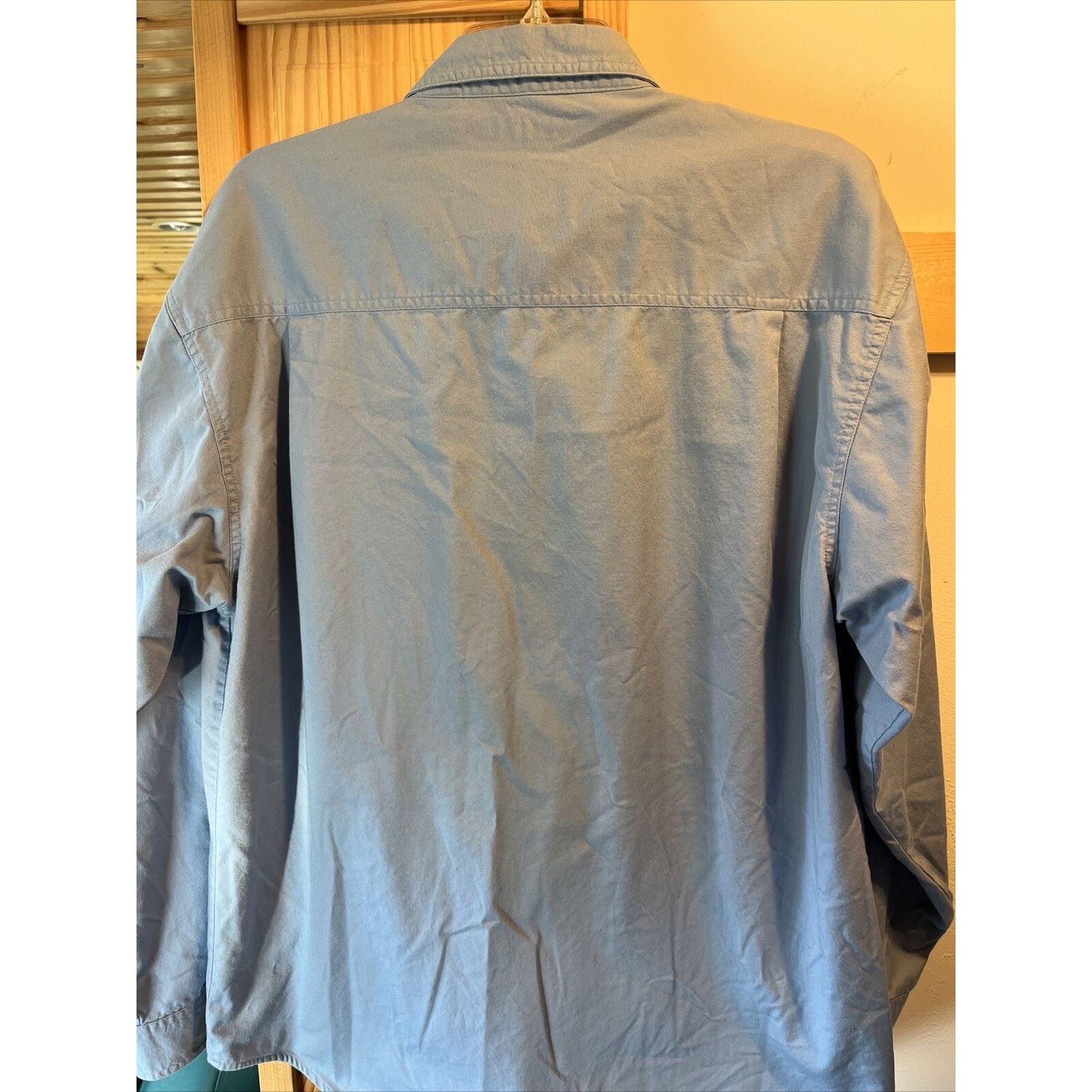 Bugle Boy Bugle Boy Company Vintage Men’s L Blue Button Cotton Shirt Size US L / EU 52-54 / 3 - 9 Thumbnail