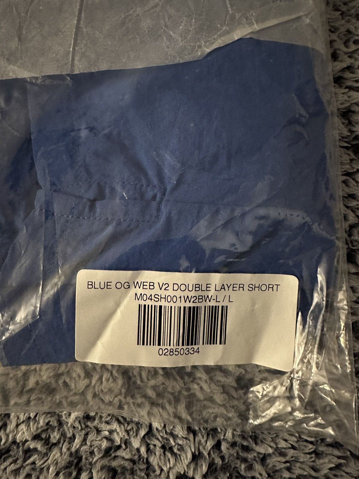 Sp5der Blue OG Web V2 Double Layer Short Size US 34 / EU 50 - 9 Thumbnail