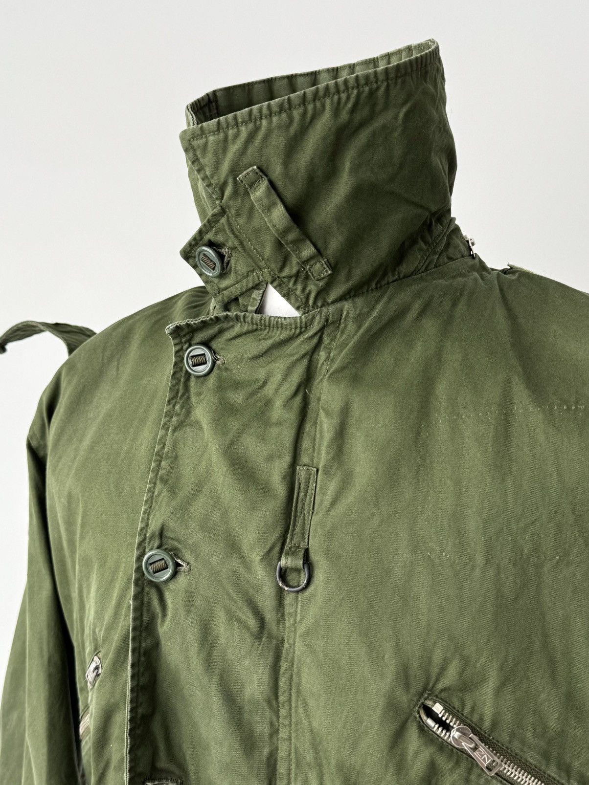 Vintage Early 1980s British Army RAF MK3 Cold Weather Flying Jacket Size US M / EU 48-50 / 2 - 6 Thumbnail