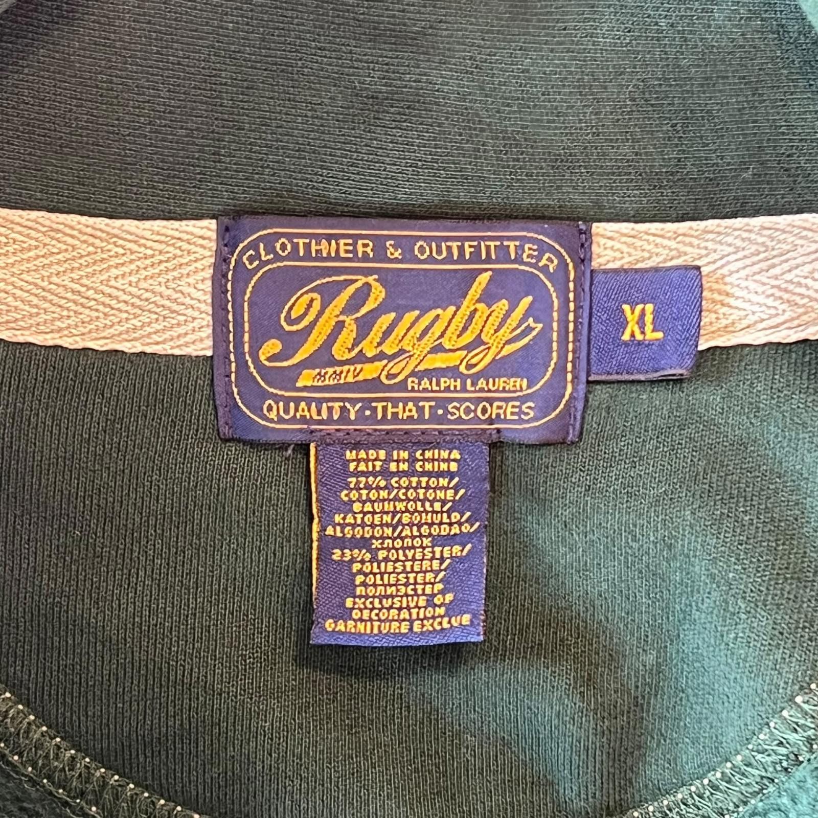 Polo Ralph Lauren Rugby Ralph Lauren Vitage Varsity Jacket Green XL Size US XL / EU 56 / 4 - 5 Thumbnail