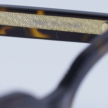 Fendi Fendi FE50068U 052 Eyeglasses Havana / Gold 52mm Browline Size ONE SIZE - 10 Thumbnail
