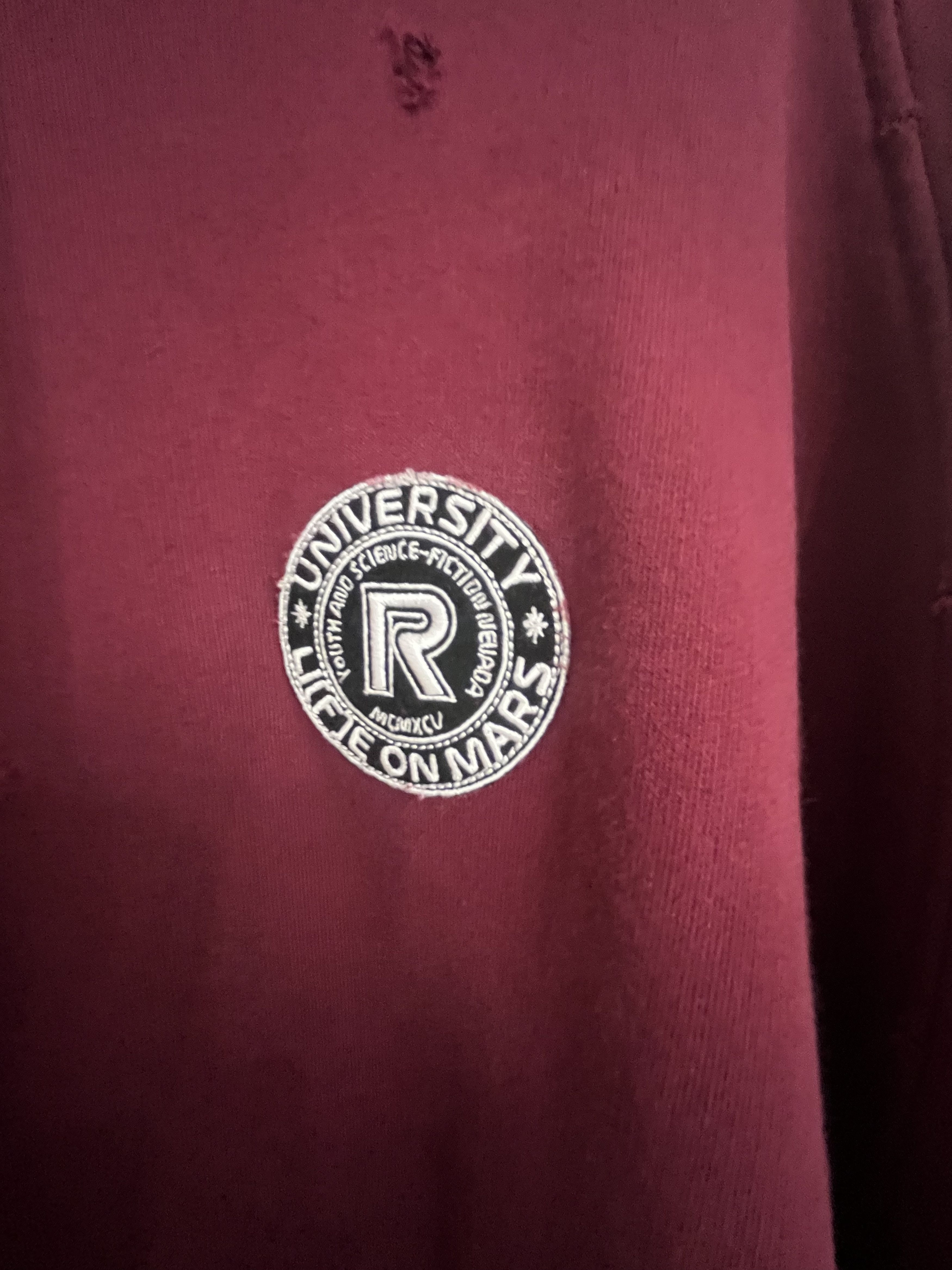 Raf Simons Raf Simons University of Antwerp Distressed Hoodie Size US S / EU 44-46 / 1 - 8 Thumbnail