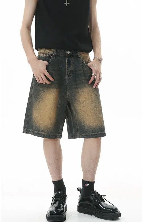 Other Casual loose vintage distressed denim shorts Size US 32 / EU 48 - 6 Thumbnail
