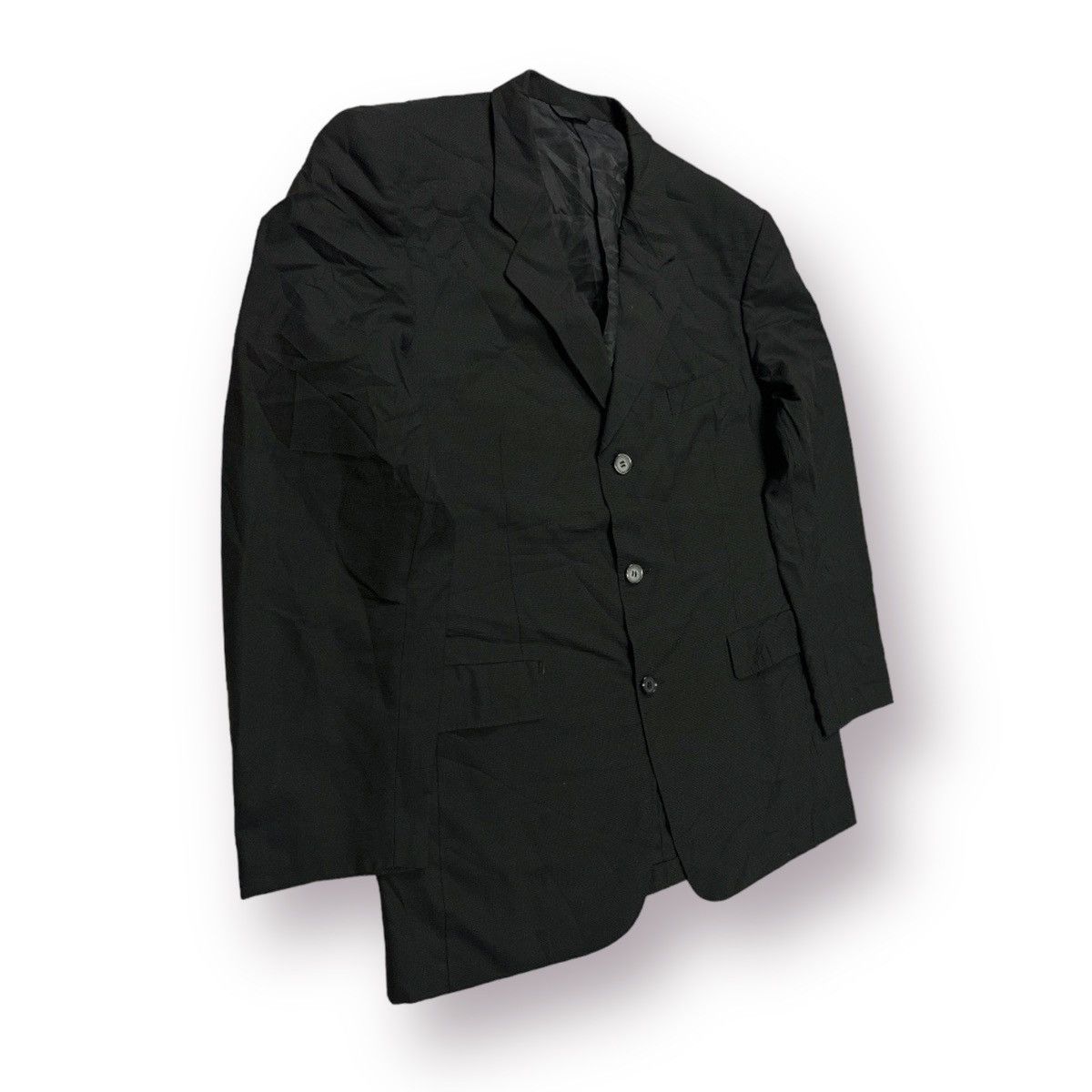 Yohji Yamamoto YOHJI🔥 black plaid Yohji Yamamoto A.A.R D'Urban Size 34S - 3 Thumbnail