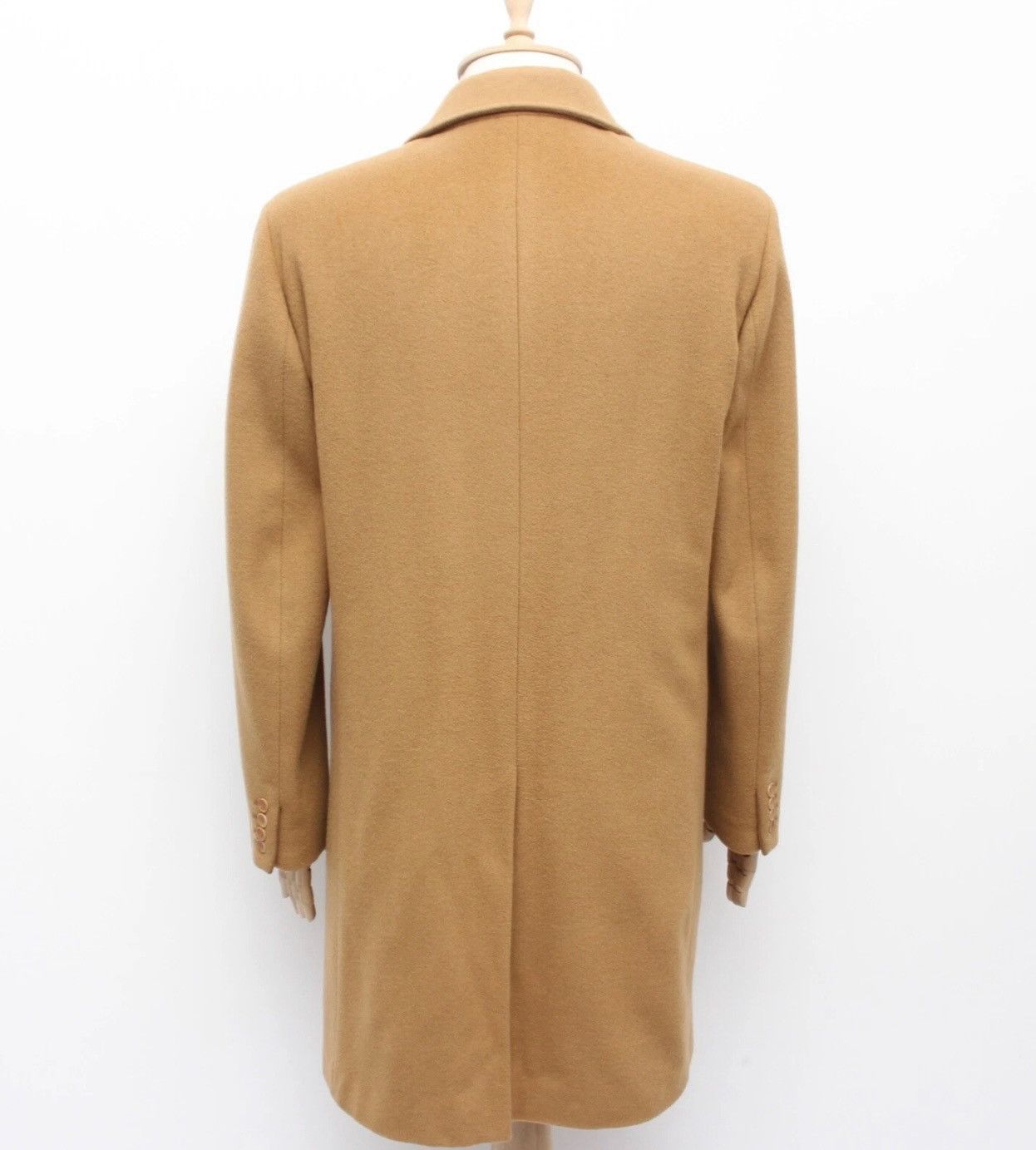 Helmut Lang HELMUT LANG Camel Wool ARCHIVE Long Double Breasted Coat 52 Size US L / EU 52-54 / 3 - 5 Thumbnail
