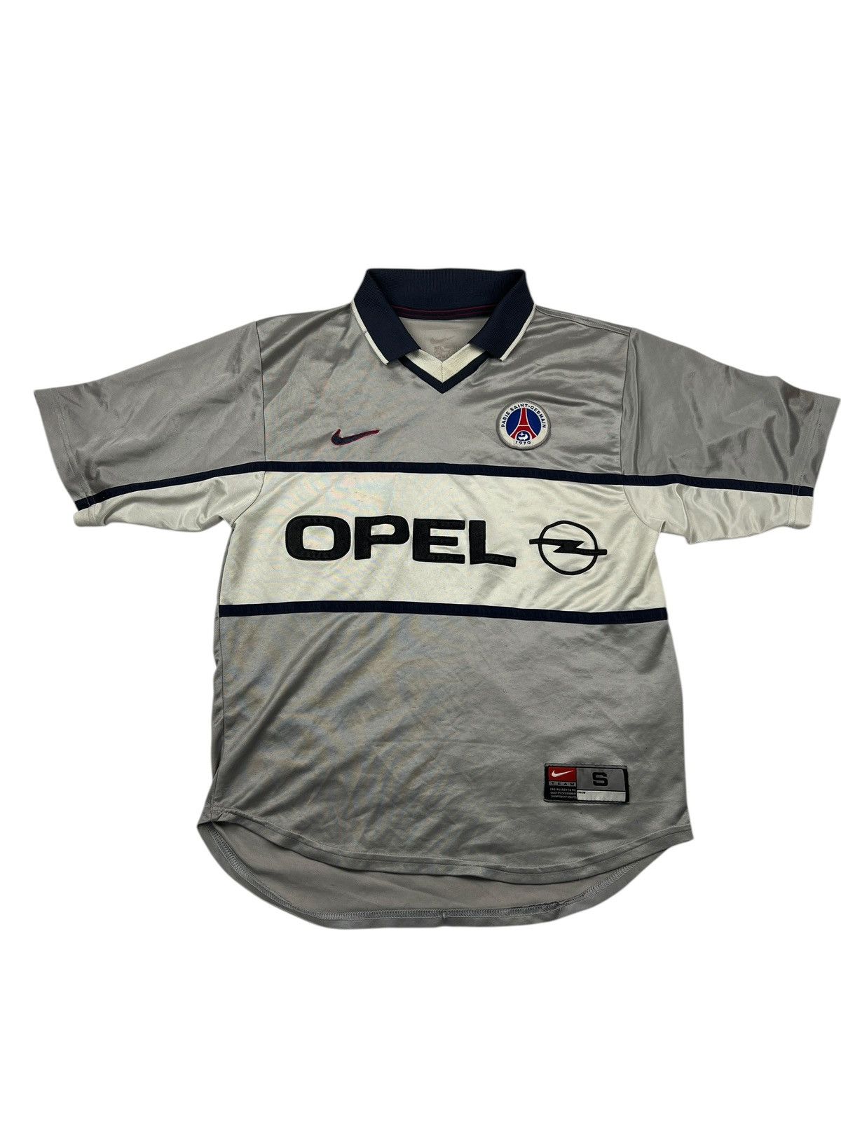 Nike Maillot Paris saint Germain vintage PSG 99/00 Okocha 10 Y2K Size US S / EU 44-46 / 1 - 1 Thumbnail