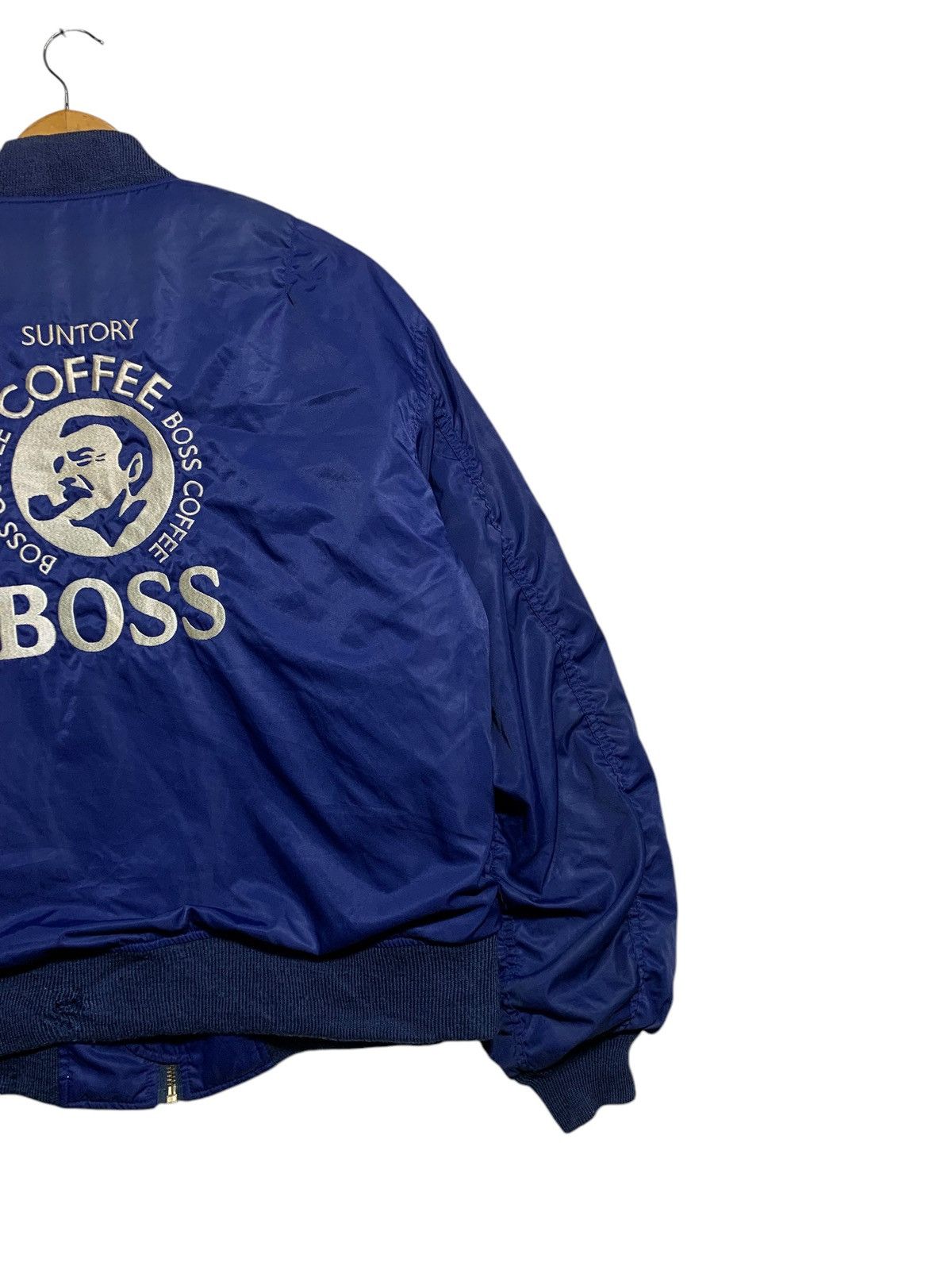 Japanese Brand 🔥BOSS SUNTORY COFFEE BOMBER JACKETS Size US L / EU 52-54 / 3 - 3 Thumbnail