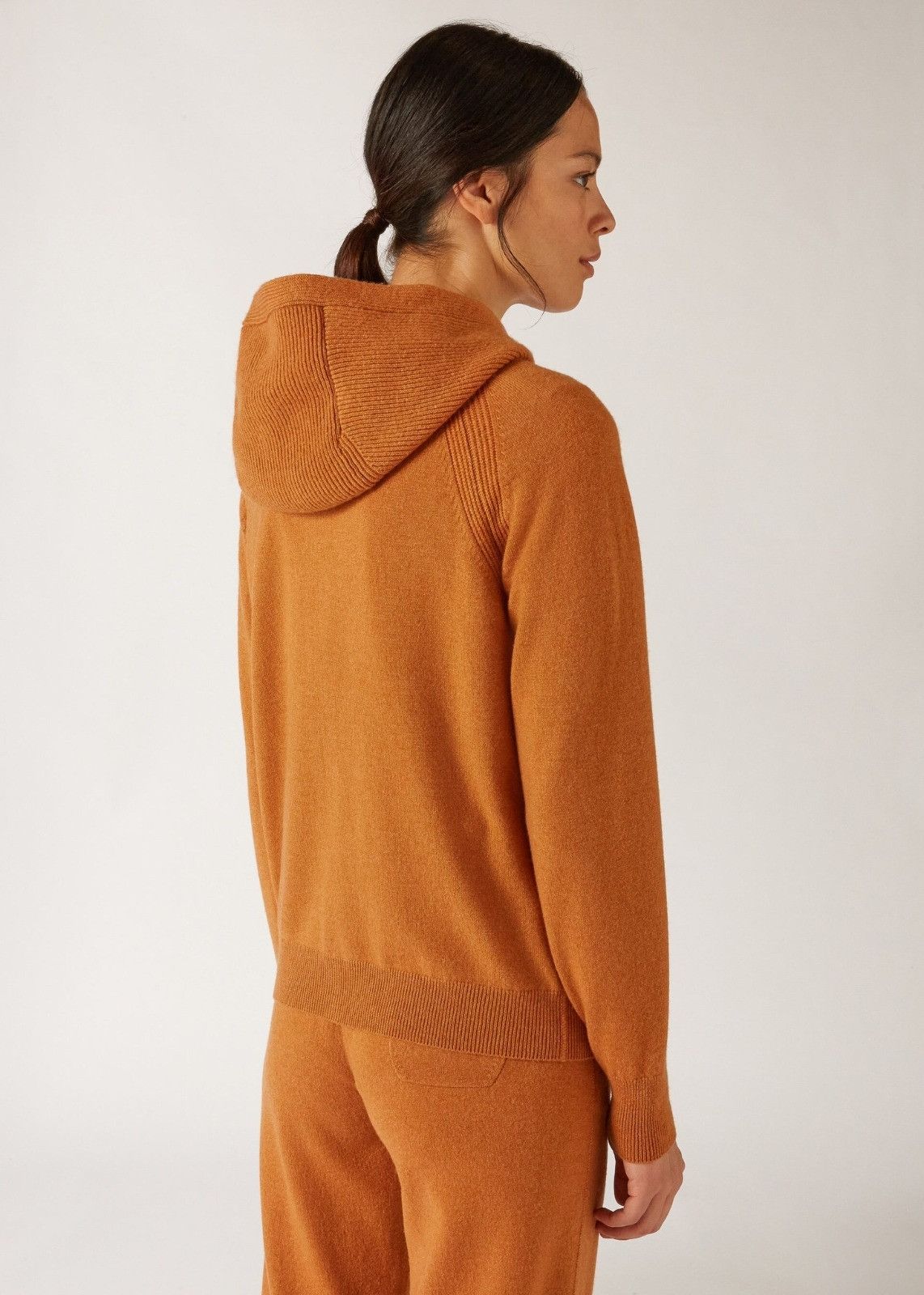 Loro Piana o1srvl11e0824 Merano Hooded Bomber in Orange Size XS / US 0-2 / IT 36-38 - 3 Thumbnail