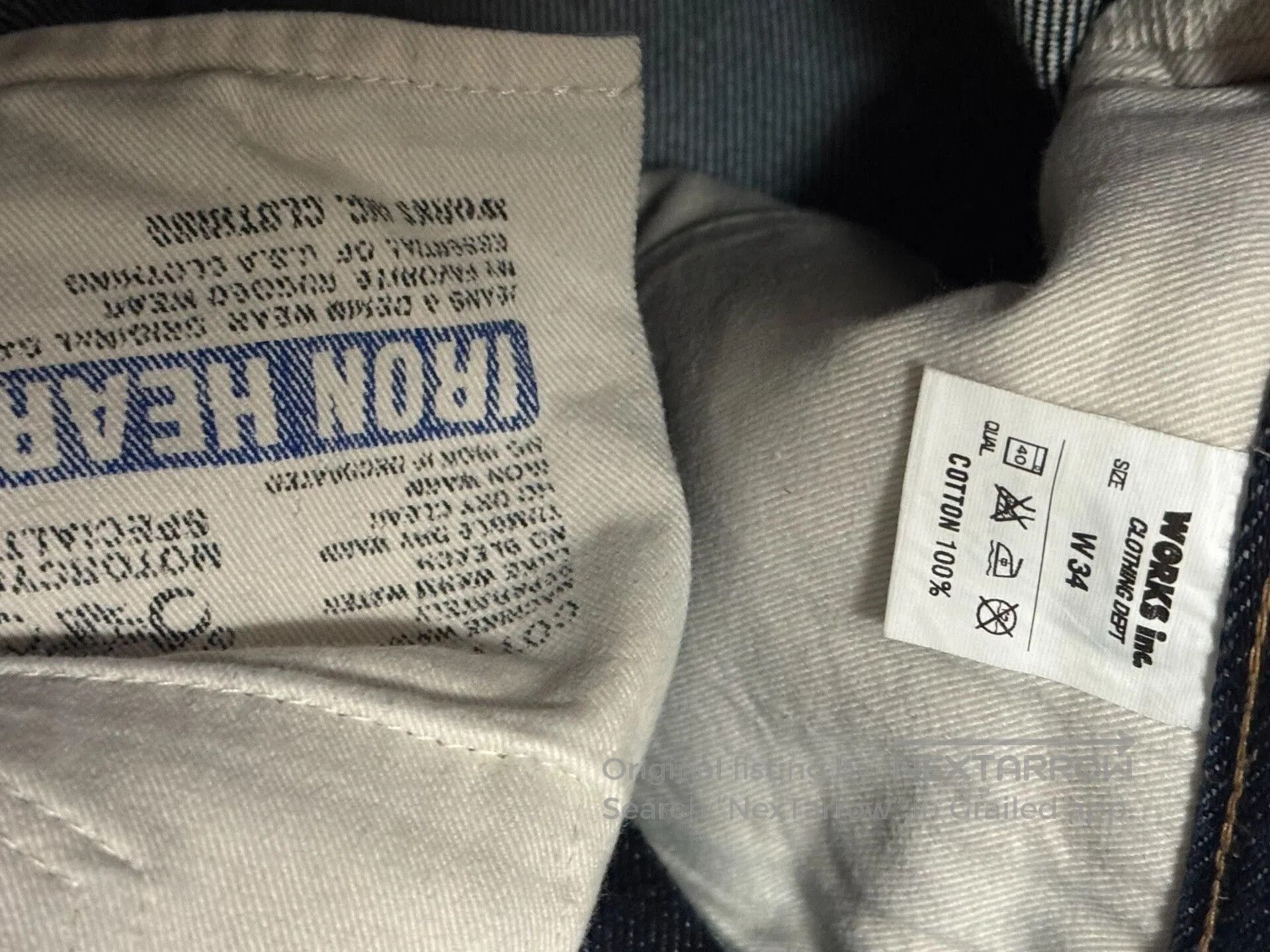 Iron Heart Iron Heart Heavyweight Denim Jeans. Size US 34 / EU 50 - 6 Thumbnail